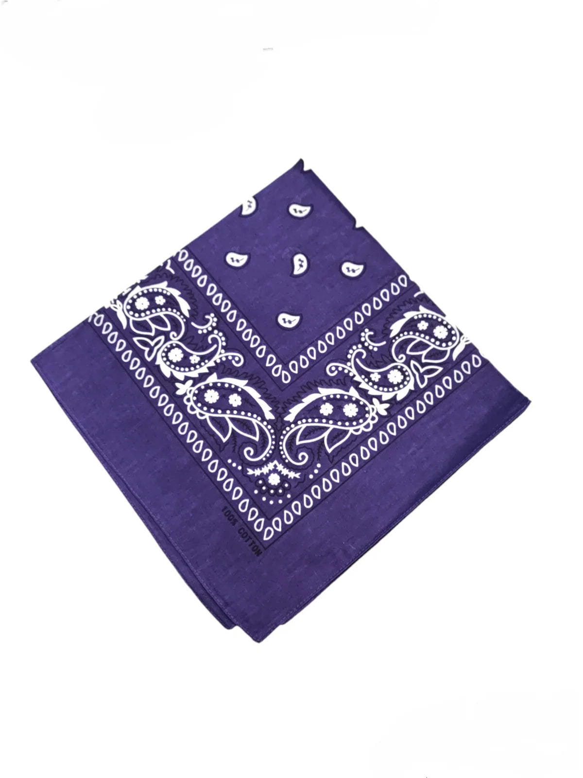 Bandana 100% coton Motif Paisley (x12)