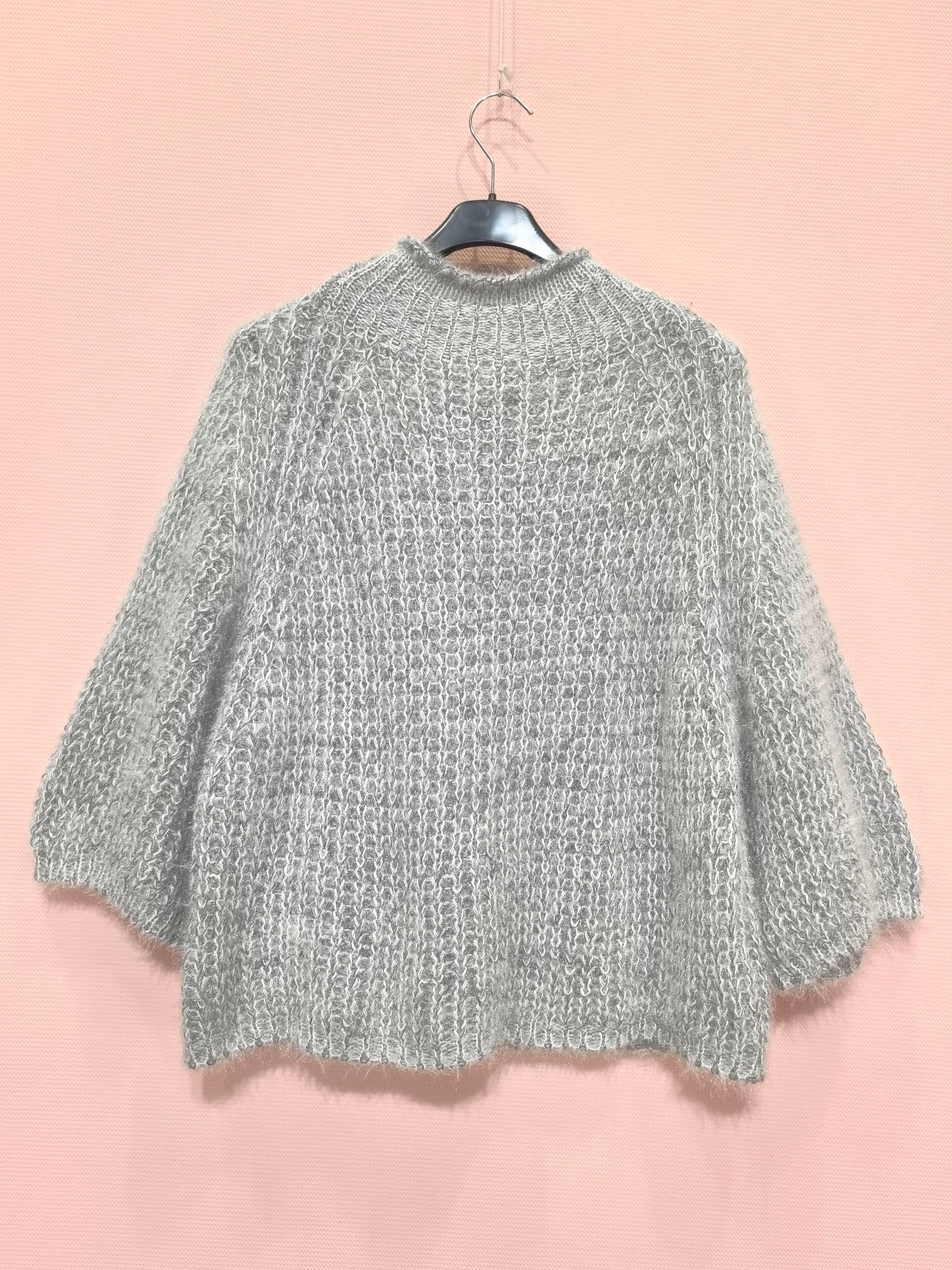 Pull oversize en maille duveteuse (x6)