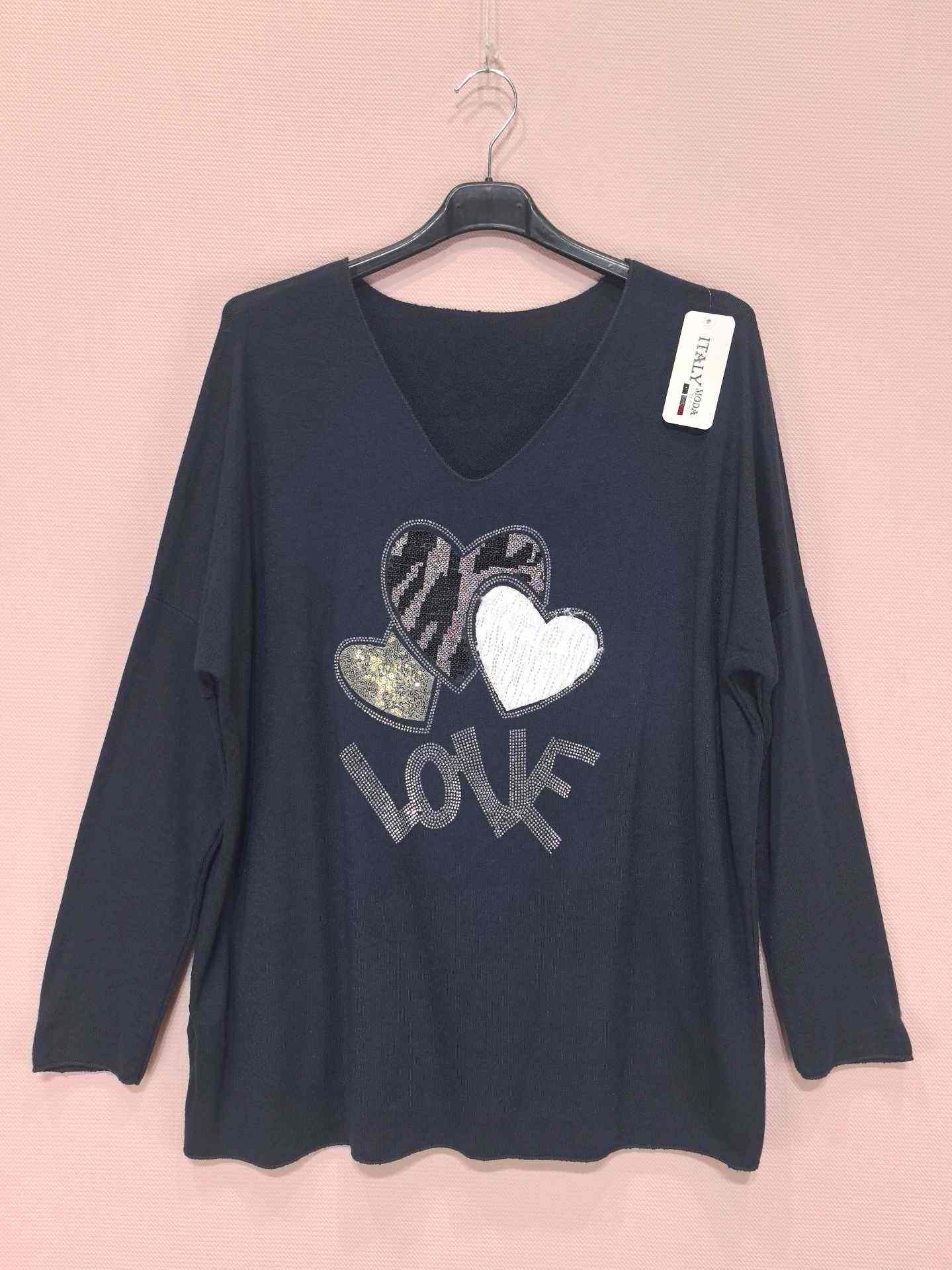 T-shirts Manches Longues Love (x8)