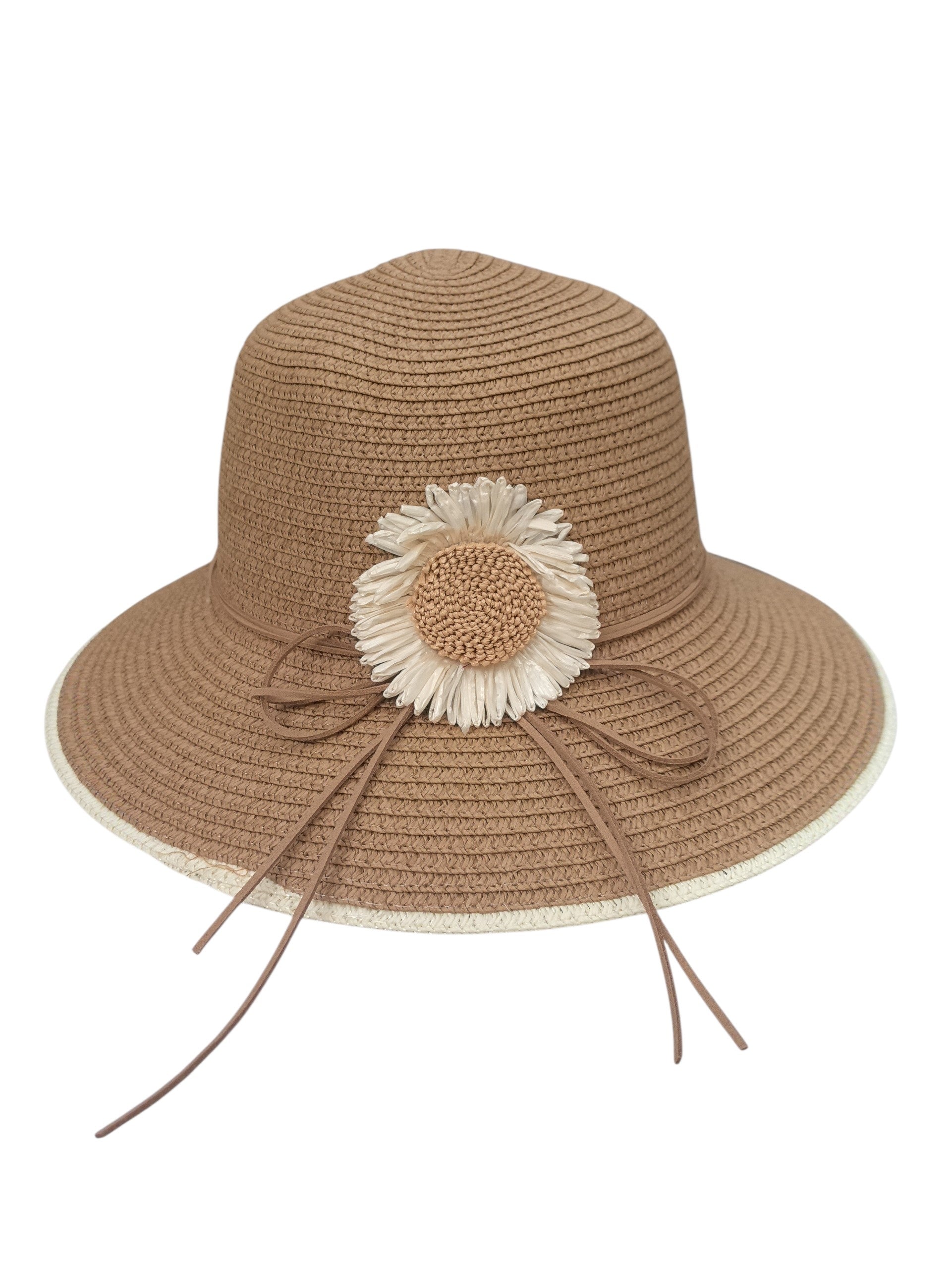 Chapeau de paille femme à tournesol (x12)#22