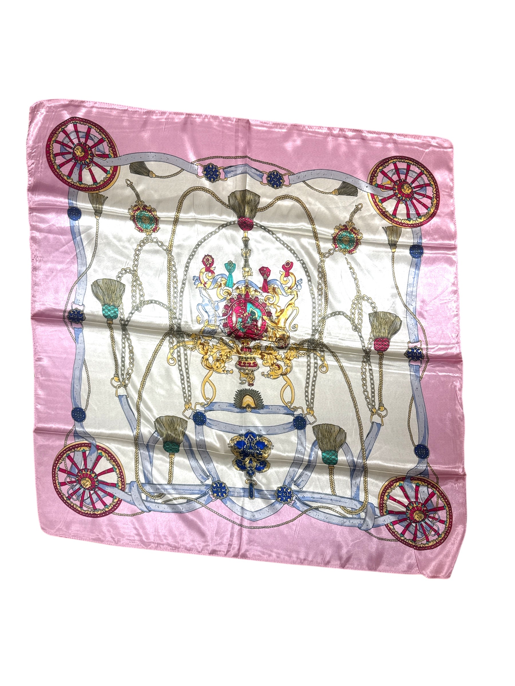 Foulard carré 90cm imprimé fantaisie (x10)#1