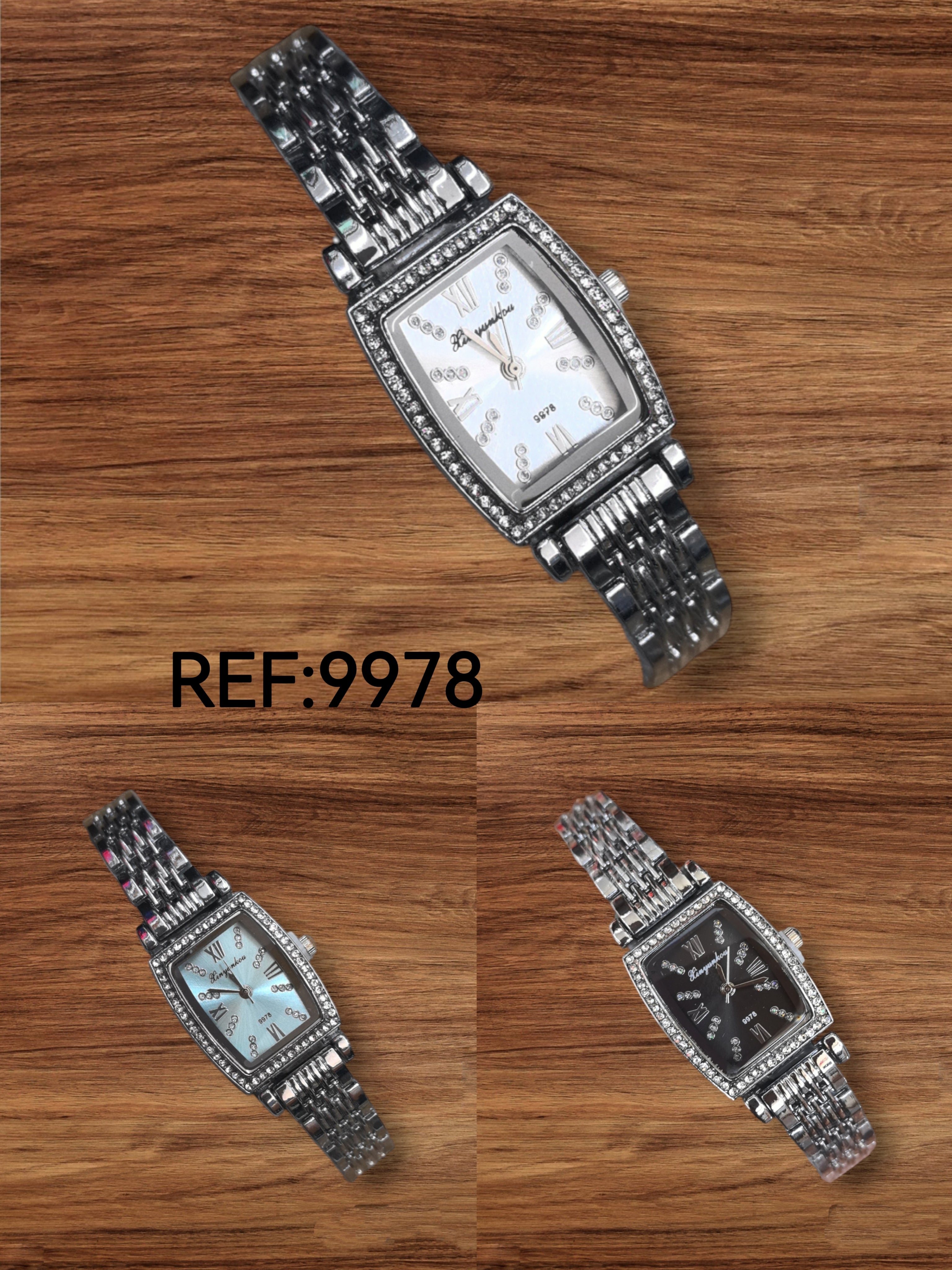 Montres femme bracelets métal 9978 (x5)
