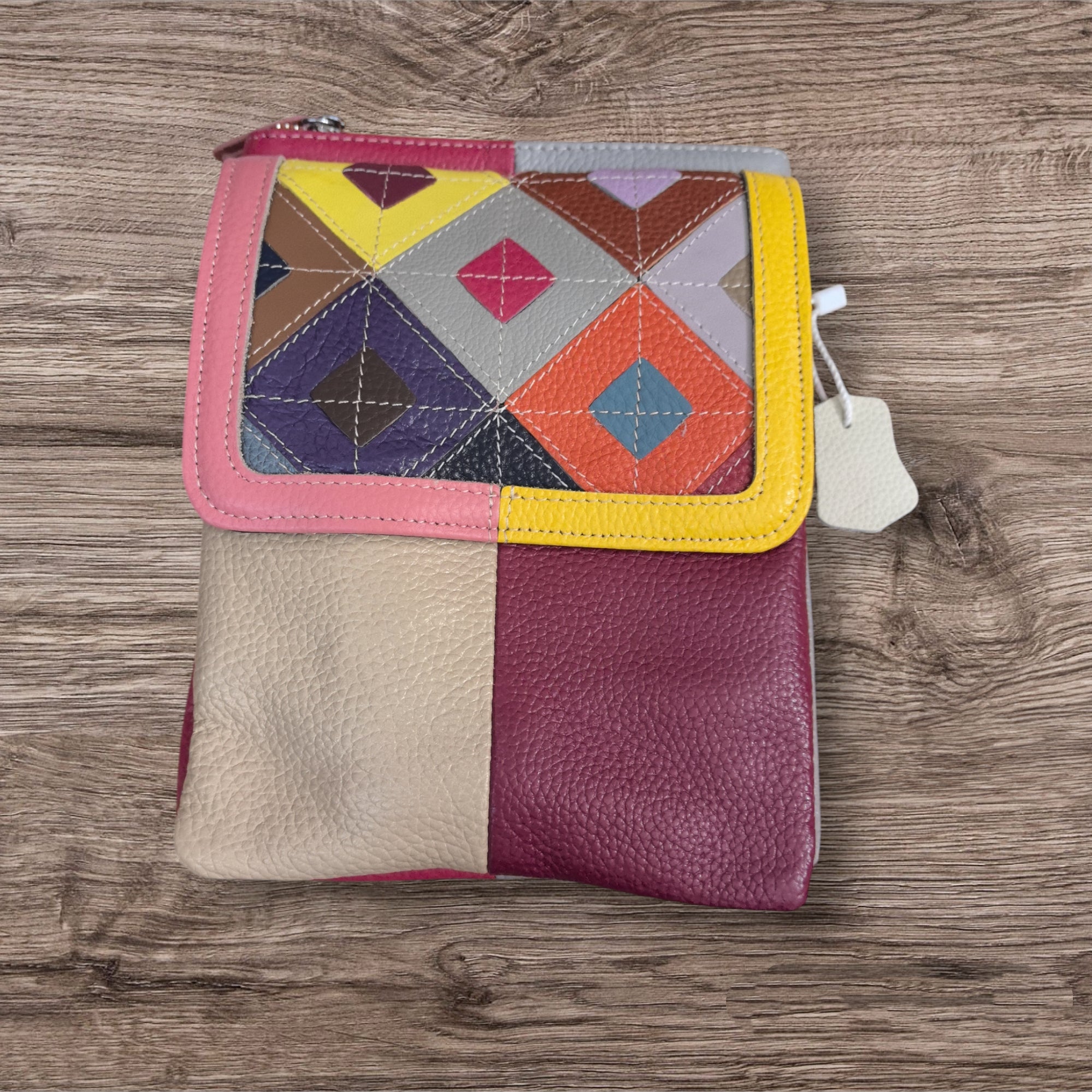 Sacoche multicouleur en Cuir véritable Pour Femme (X6)