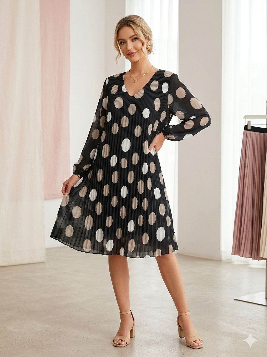 Robe Plissé Imprimée (x6)