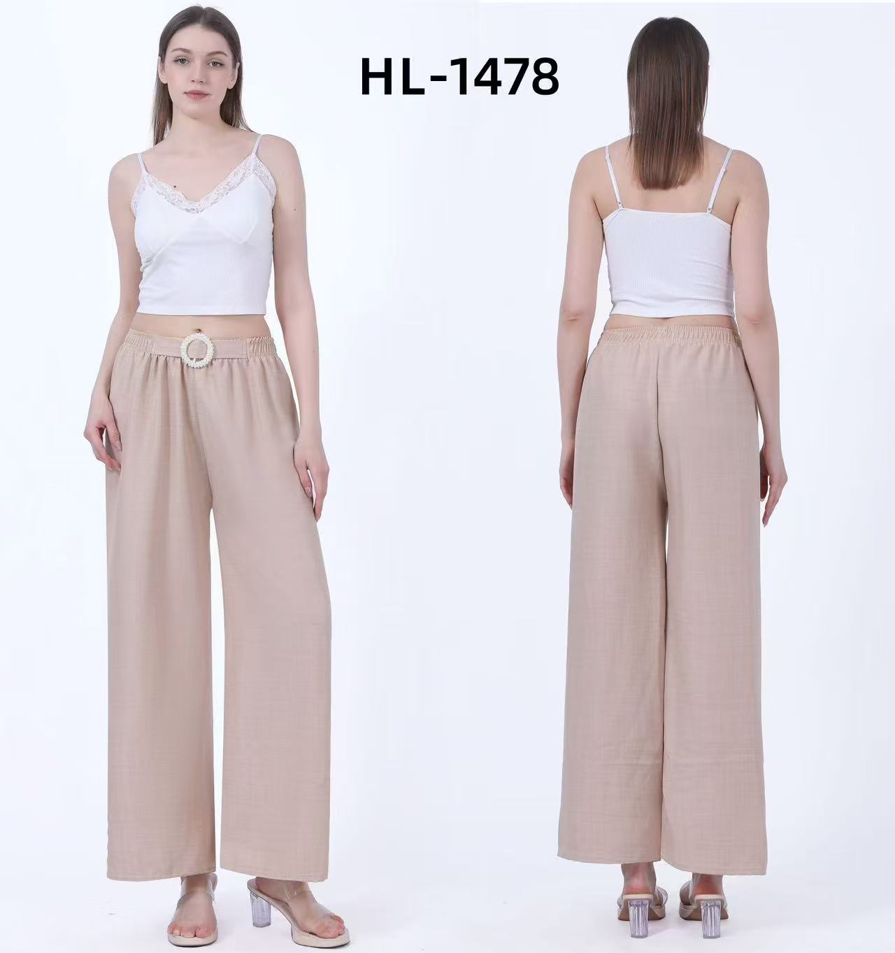 Pantalon palazzo boucle ronde (x12)