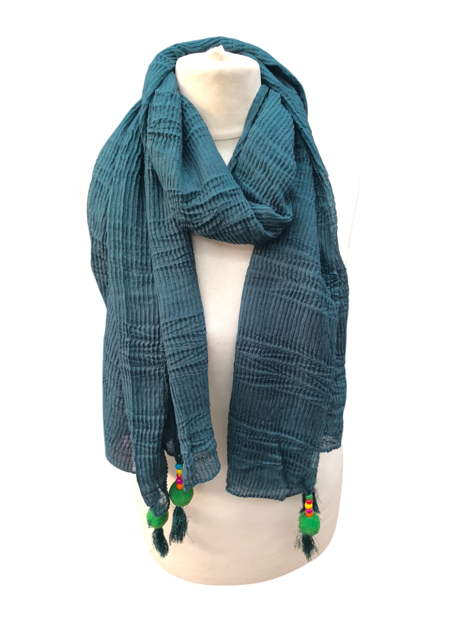 Foulard avec pompon (x12)