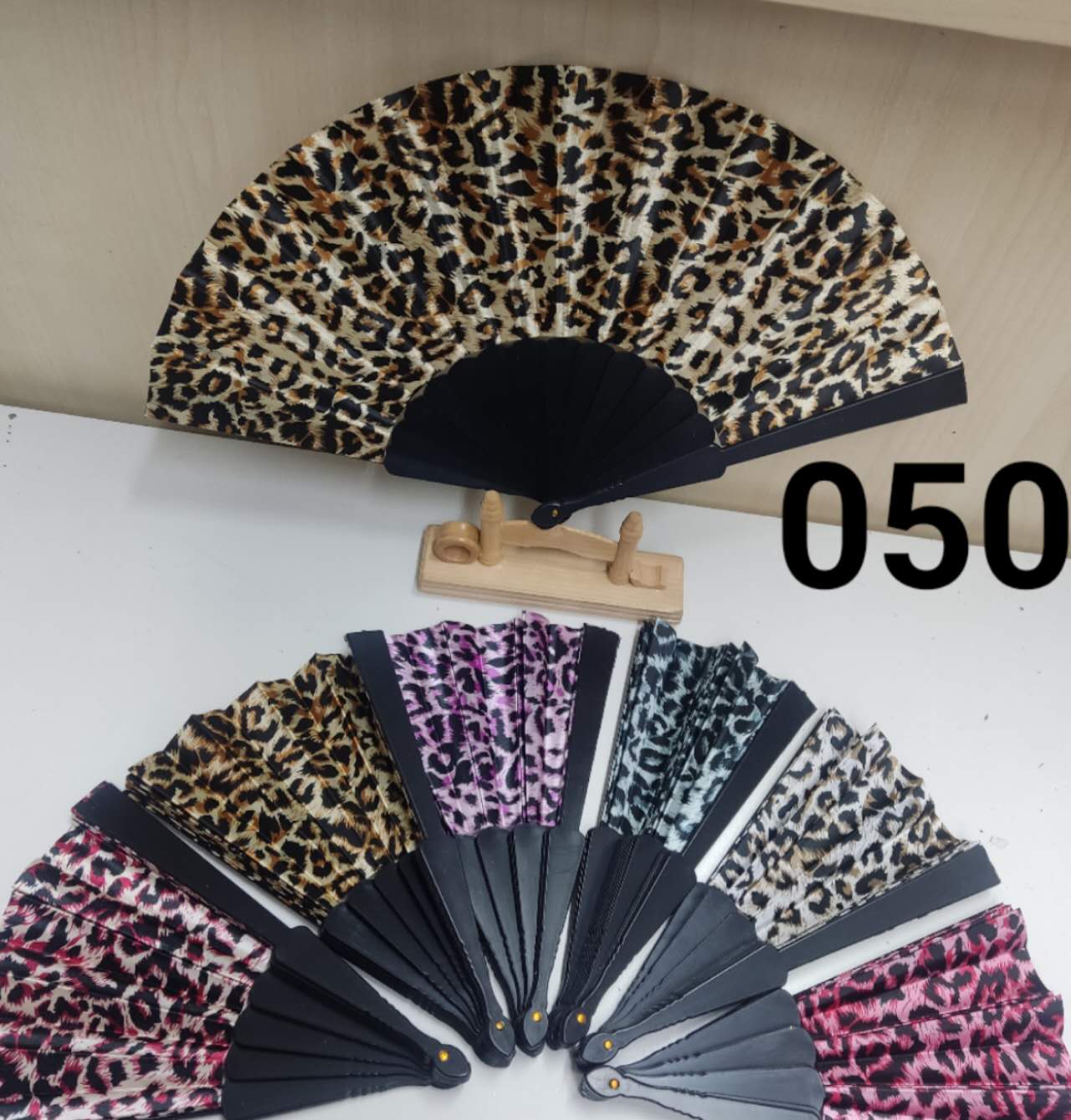 Éventails Imprimé léopard(x12) #050
