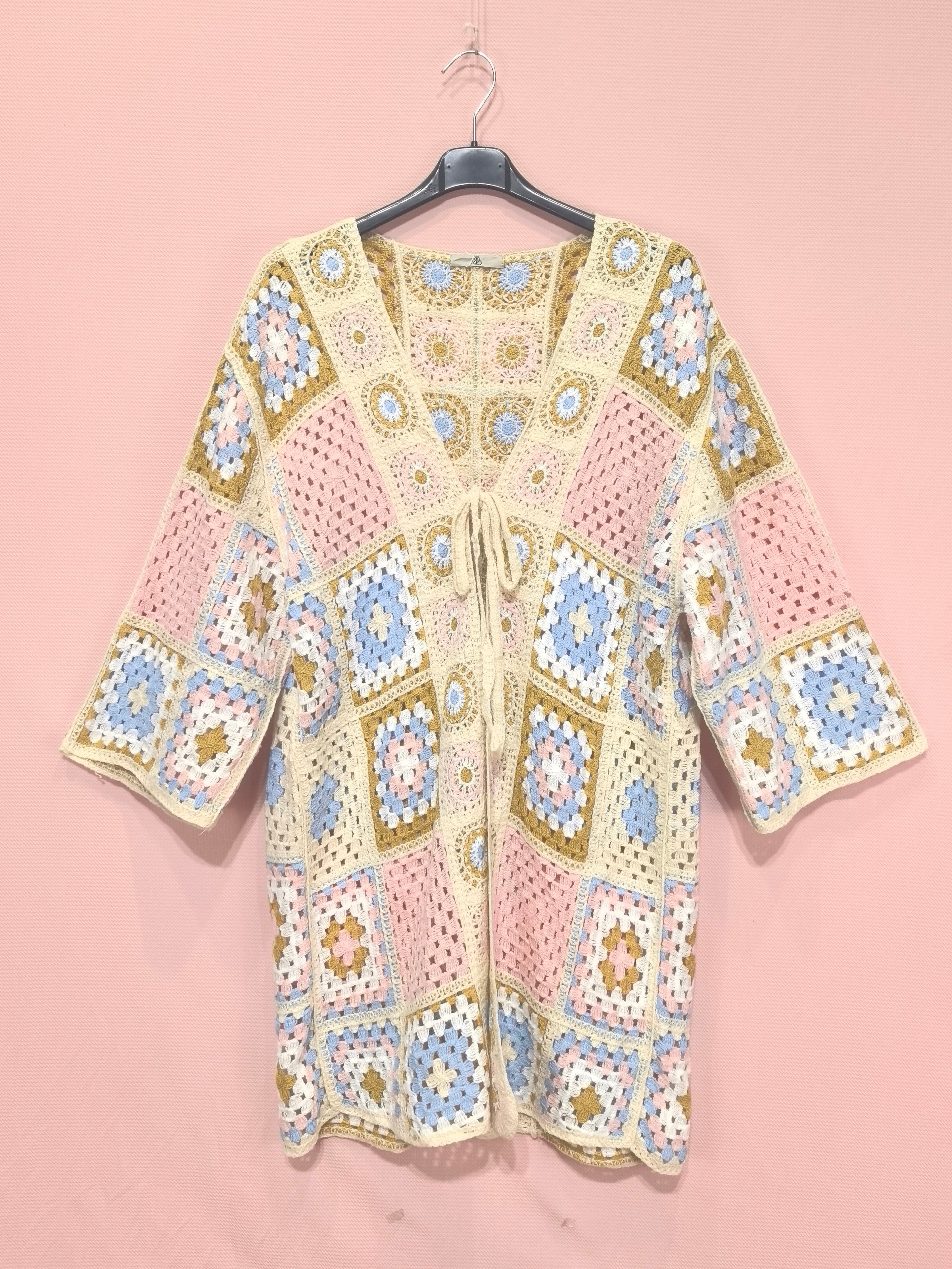 Haut en crochet à motifs Floraux (x6)