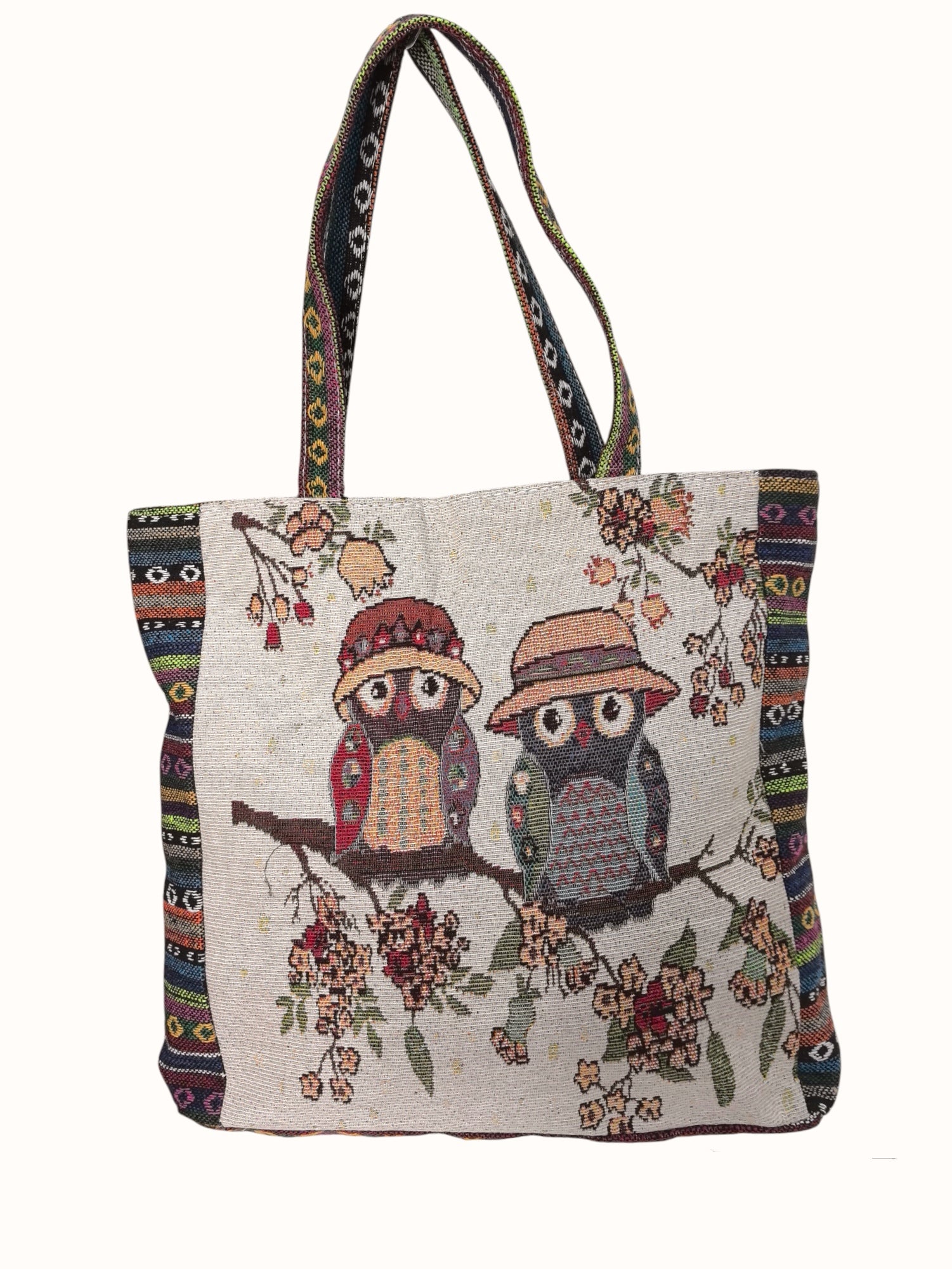 Sac à main en toile brodé hibon pour femme (x12)