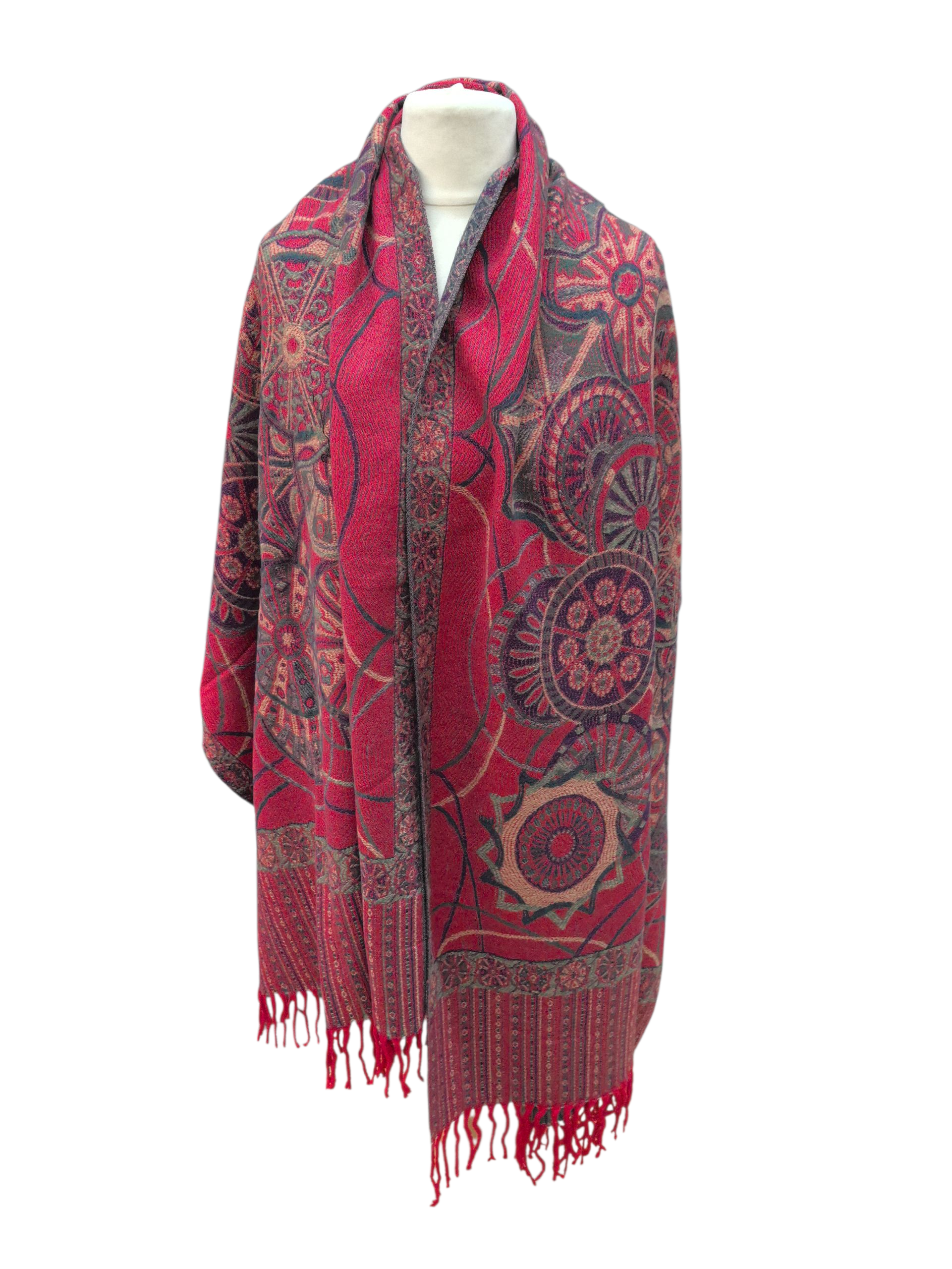 Châle Écharpe Motif Paisley(x8) #34-2