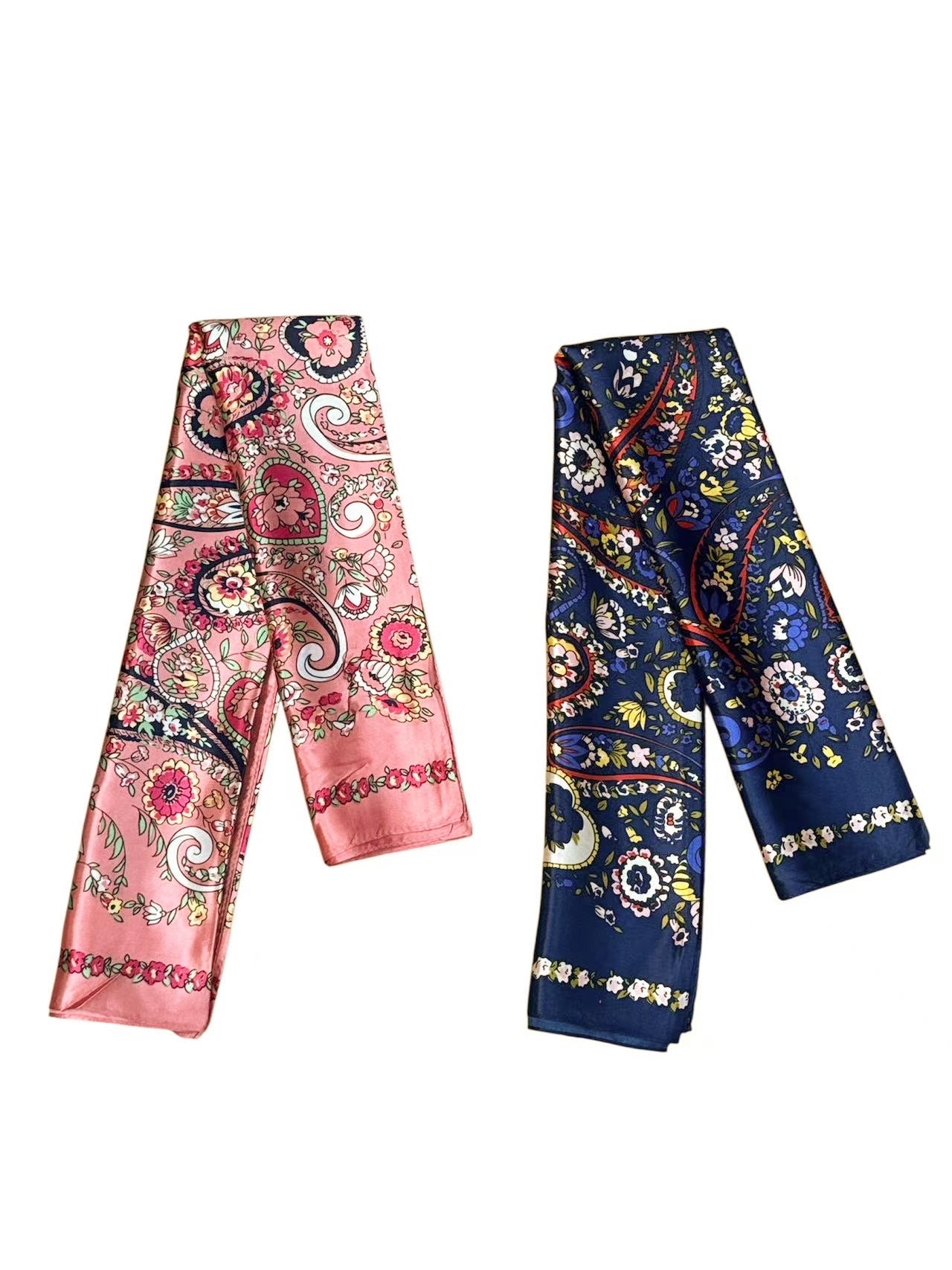 Foulard carré 90cm imprimé fantaisie (x10)#21