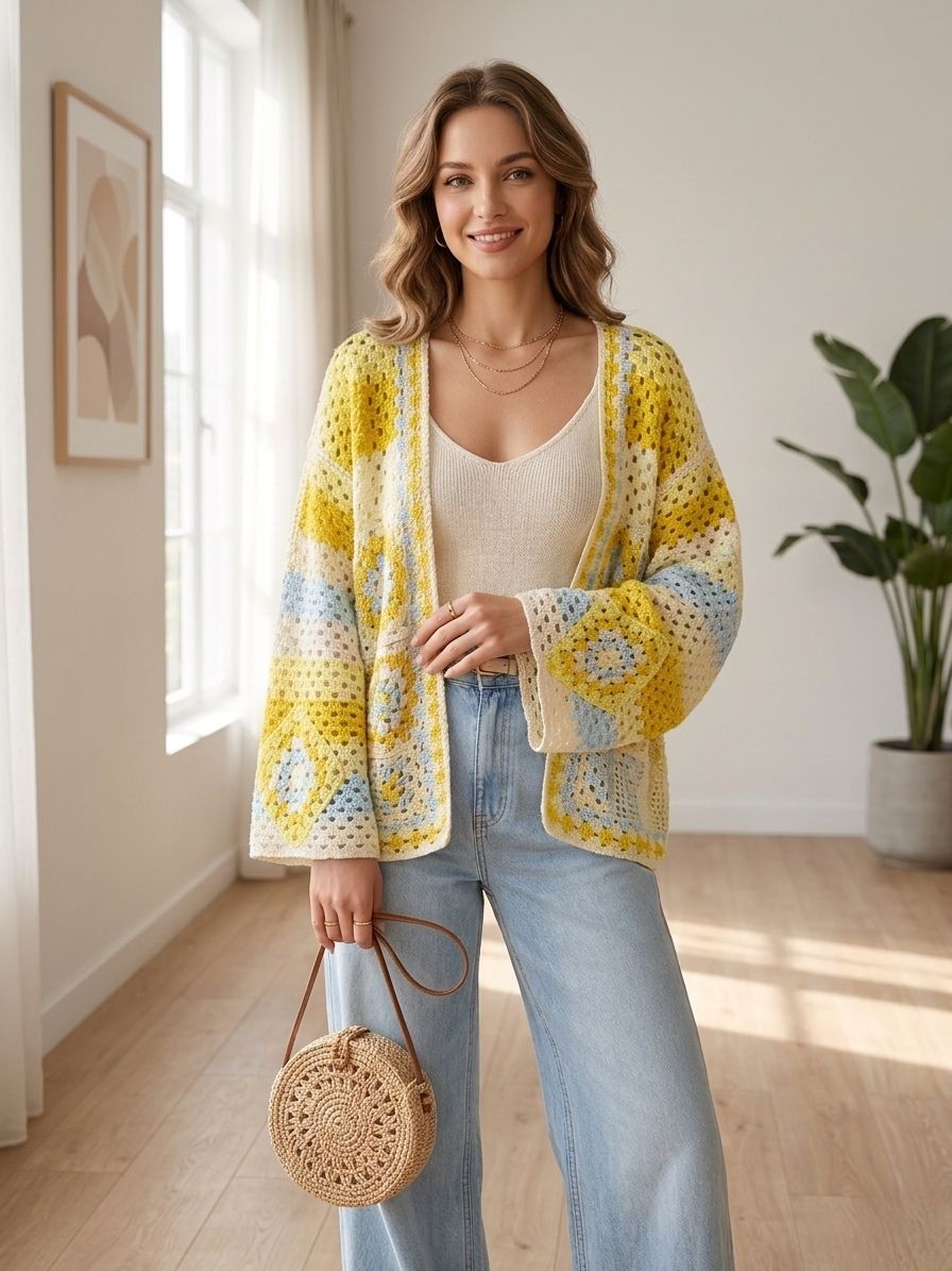 Gilet En Crochet (x6)