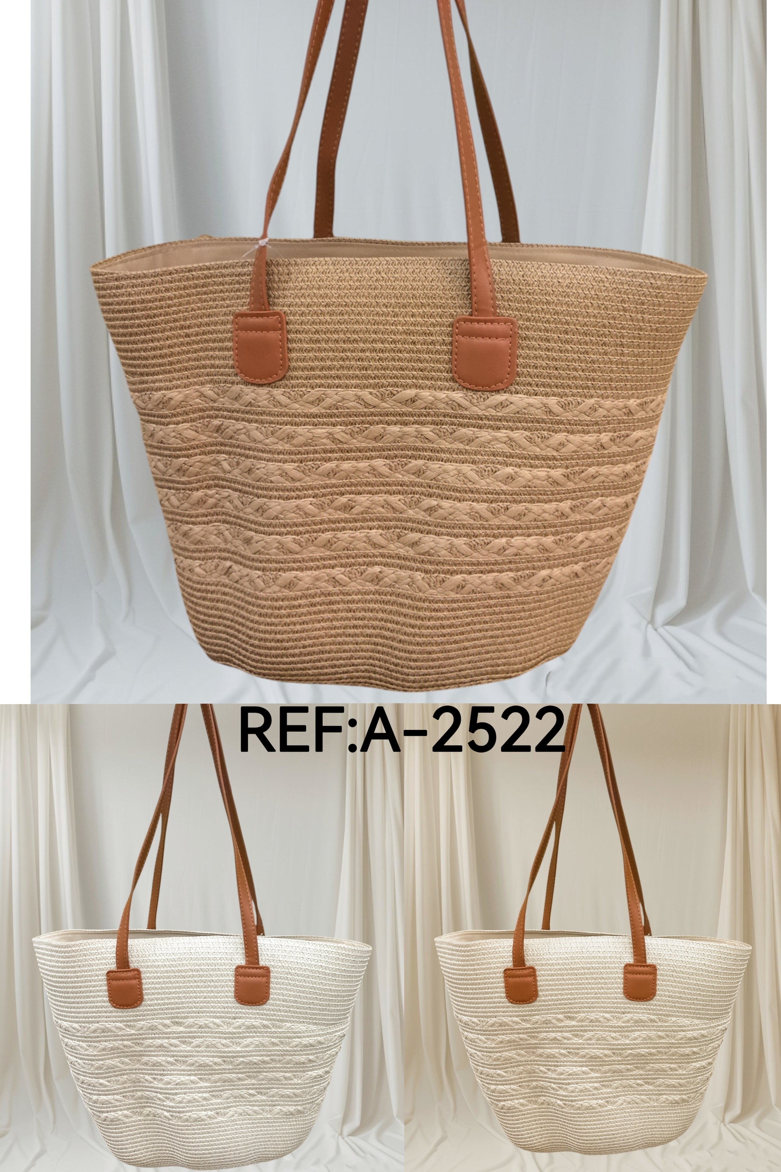 Sac cabas paille  (x6)