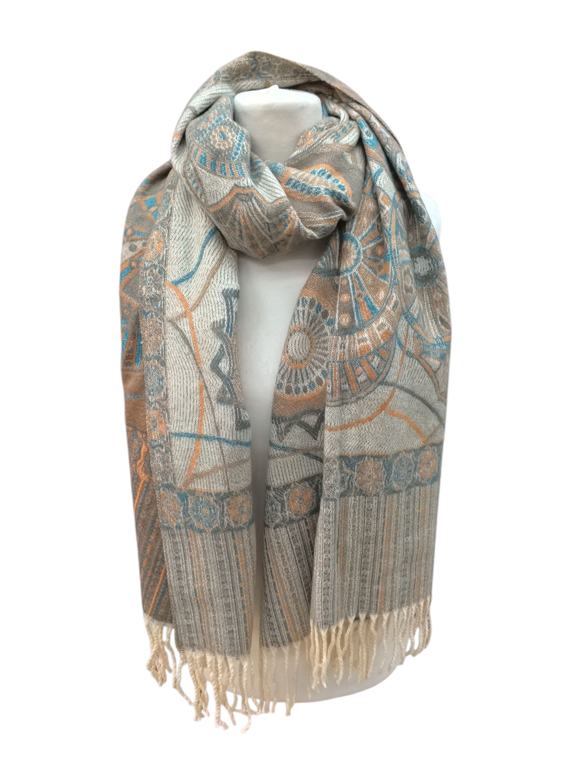 Châle Écharpe   Motif Paisley(x8) #34-2