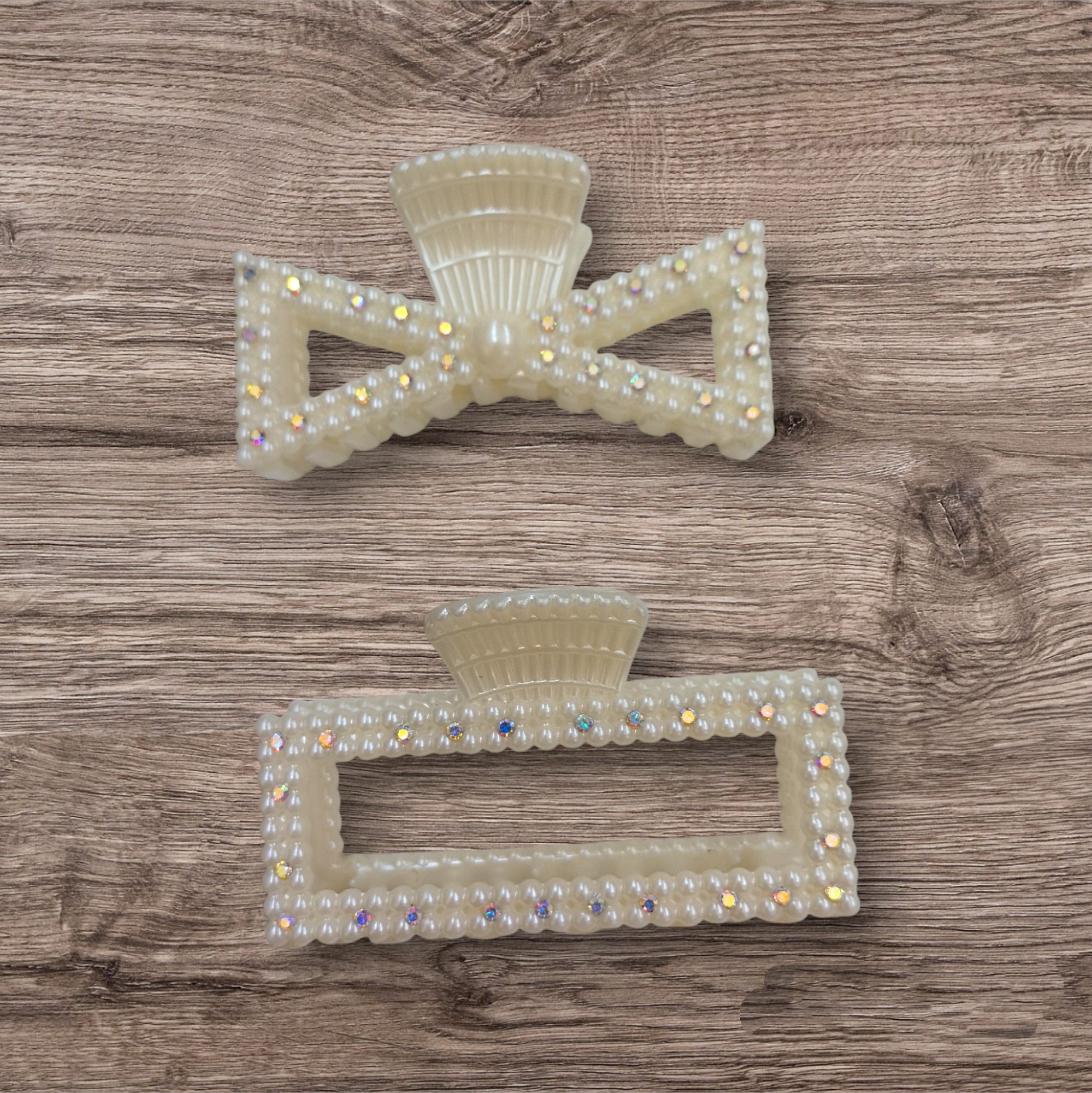 pinces cheveux plastique(x12)