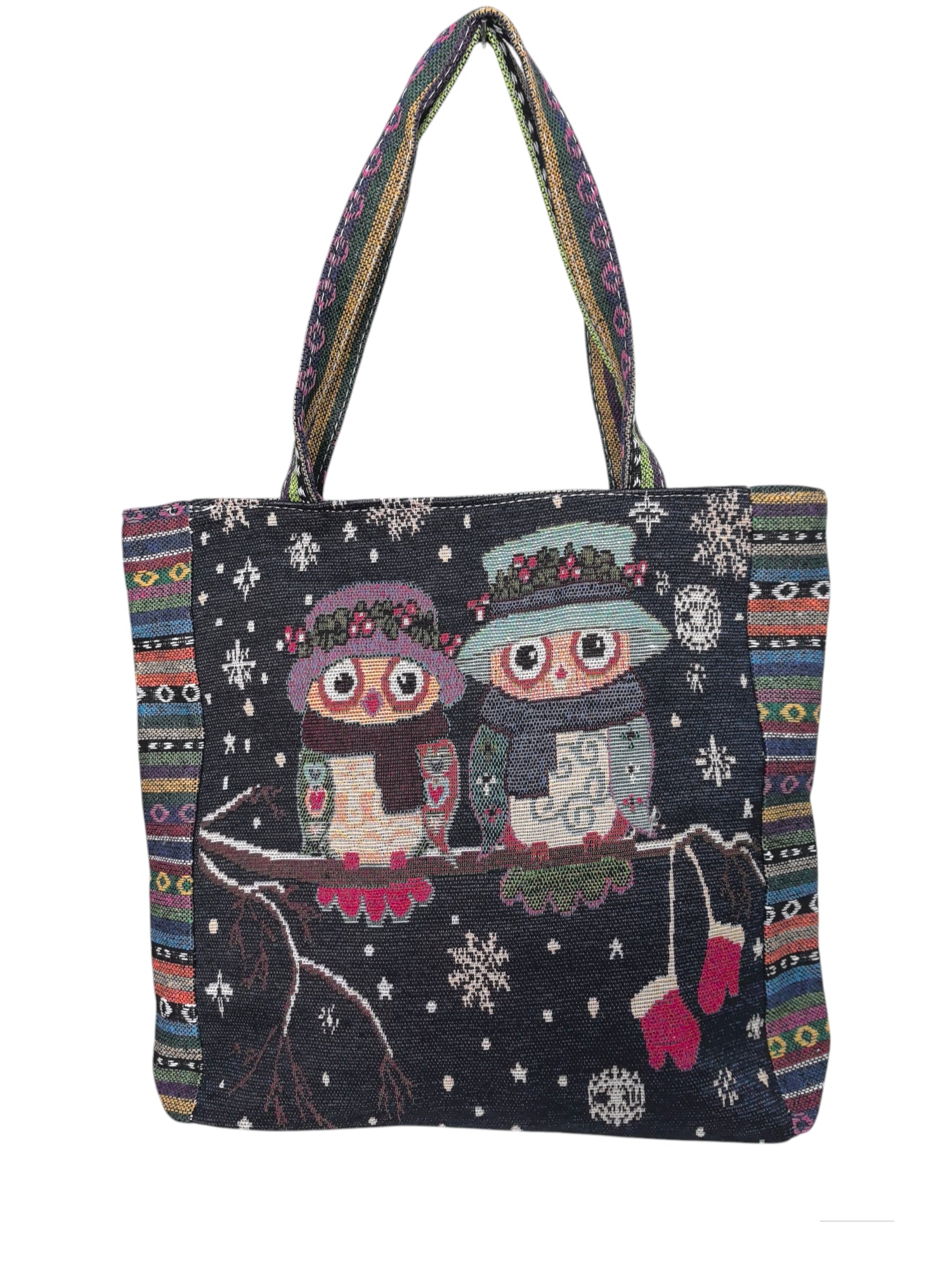 Sac à main en toile brodé hibon pour femme (x12)