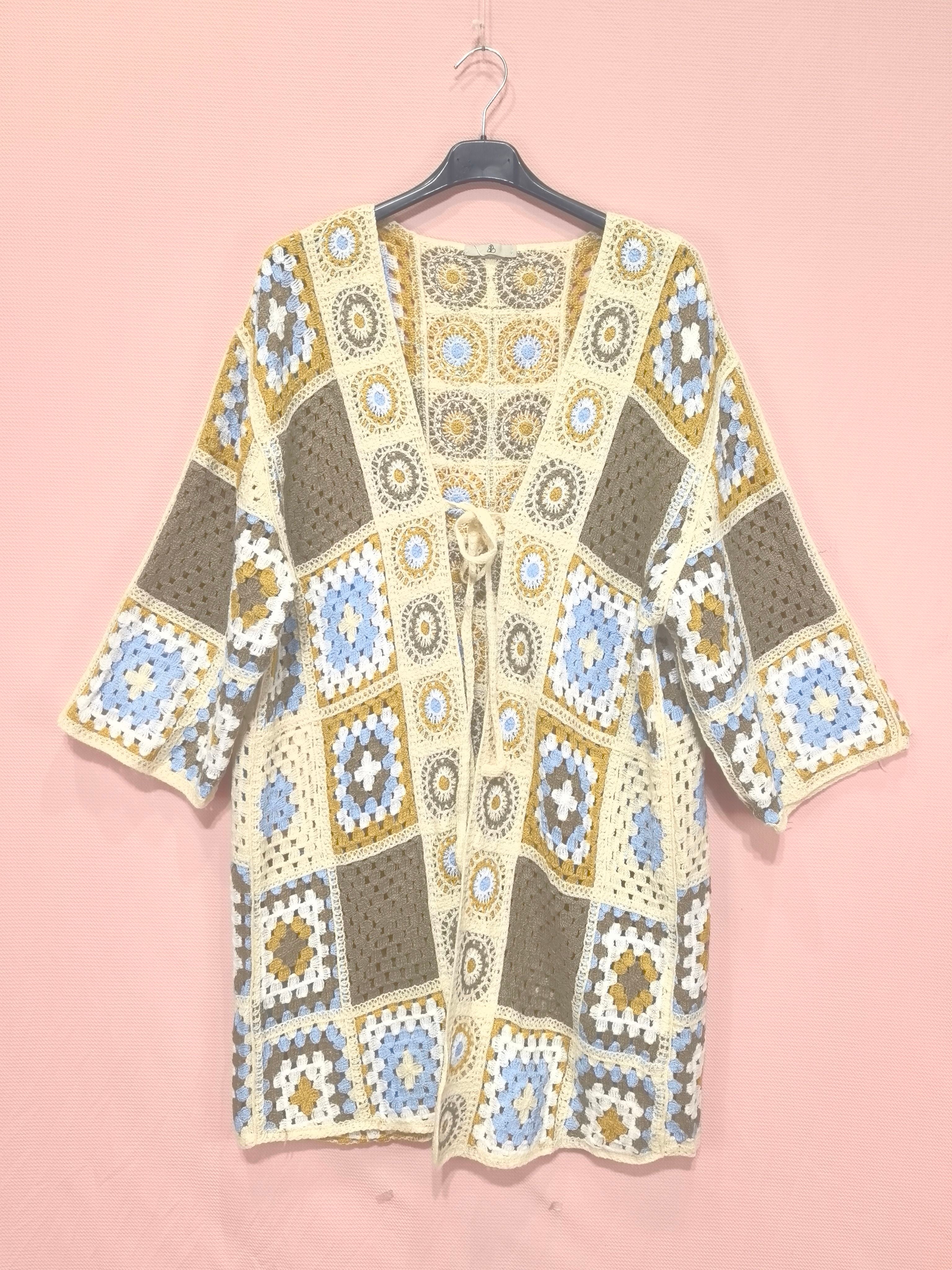 Haut en crochet à motifs Floraux (x6)