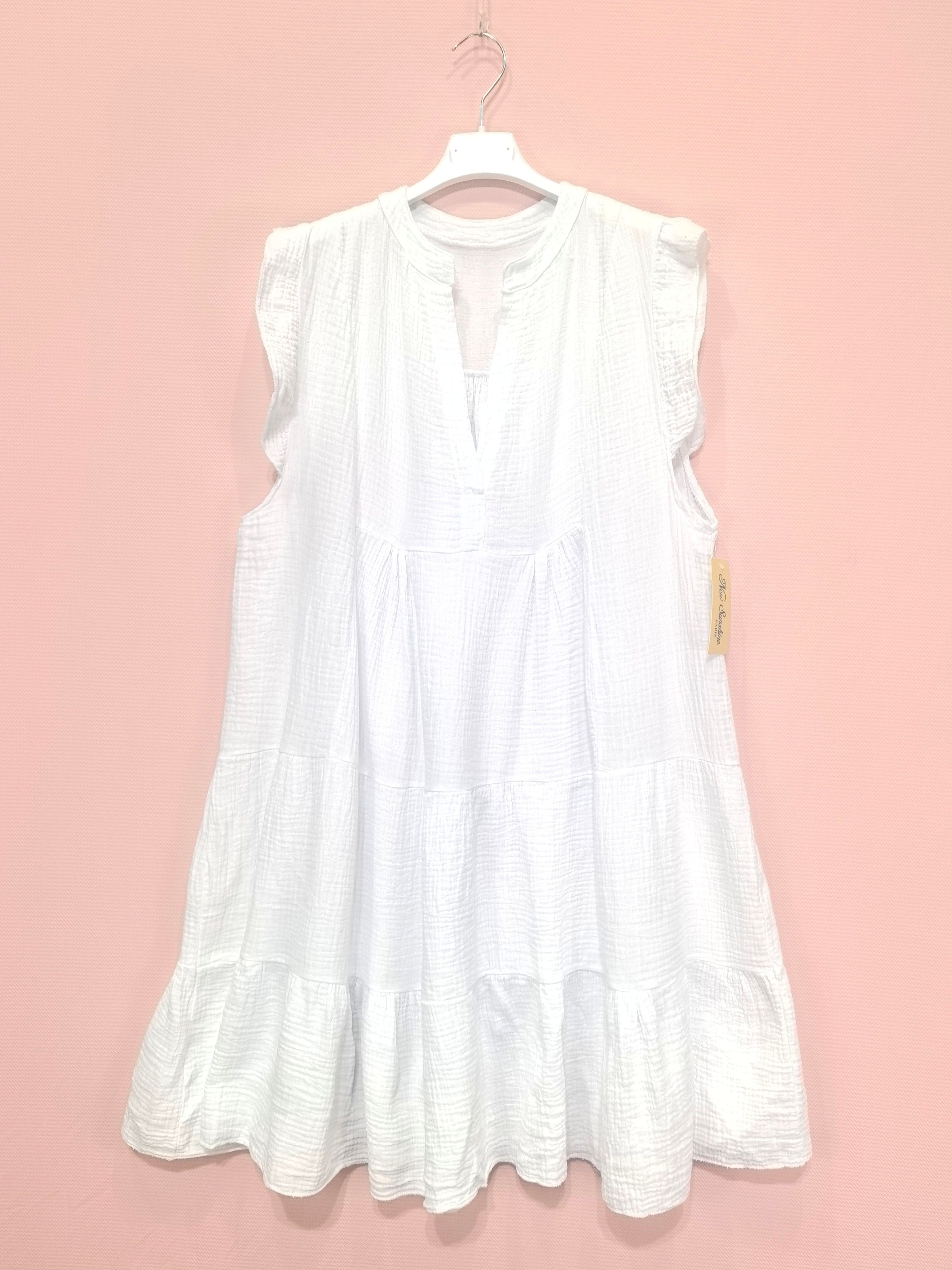 Robe En Gaze De Coton (x8)