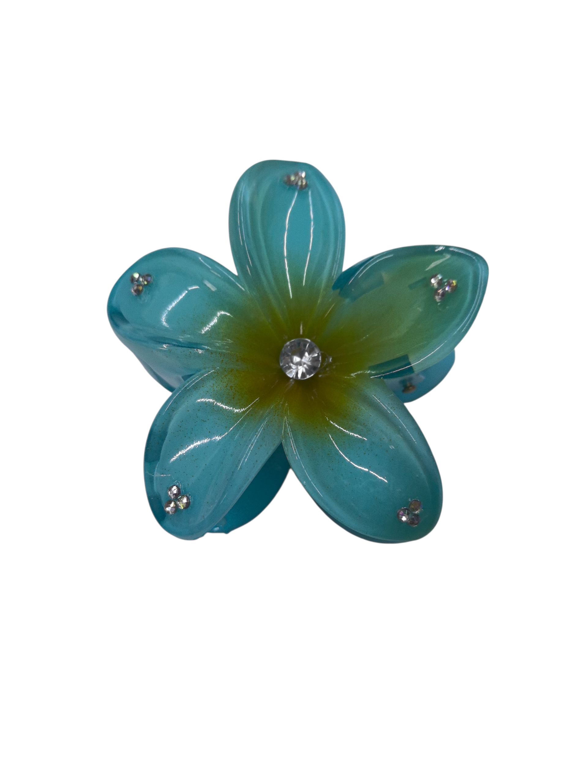 Pinces cheveux fleur de frangipanier (x12)#10