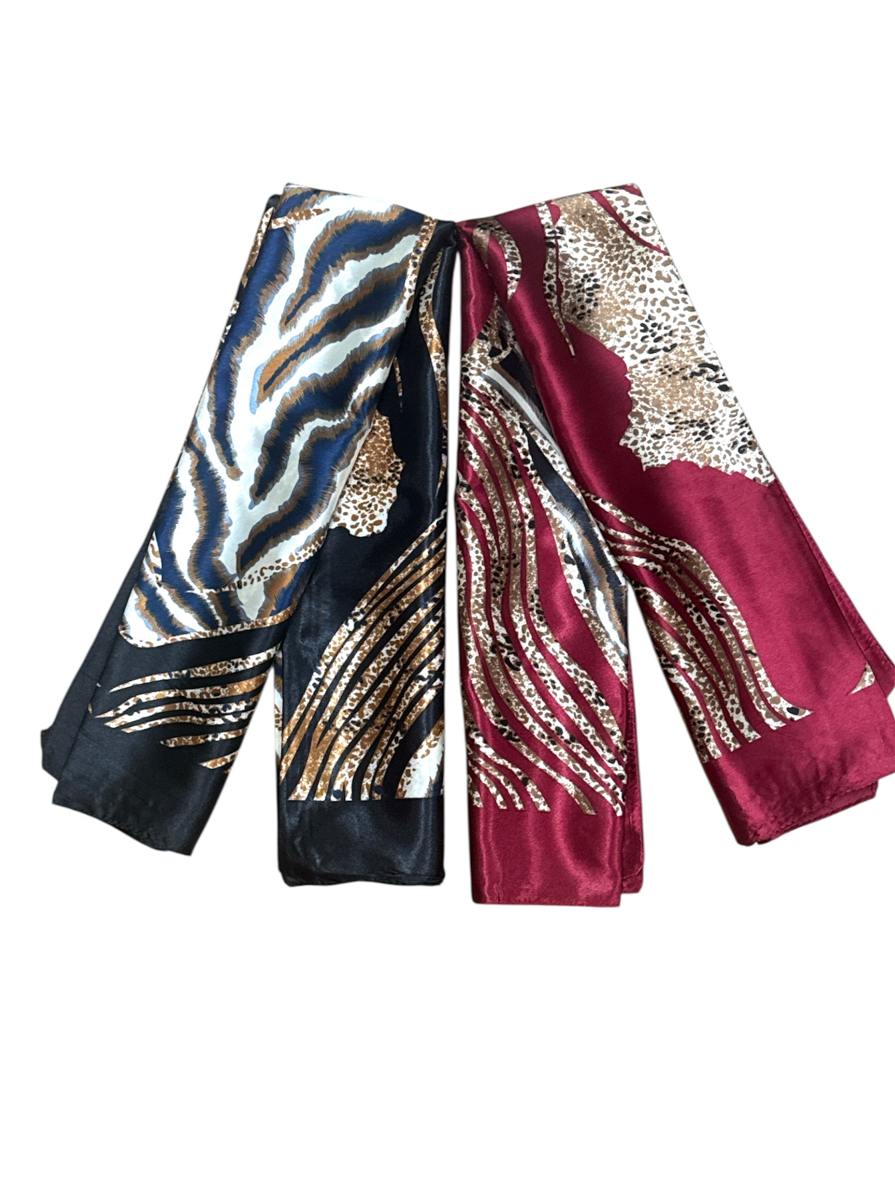 Foulard carré 90cm imprimé fantaisie (x10)#12
