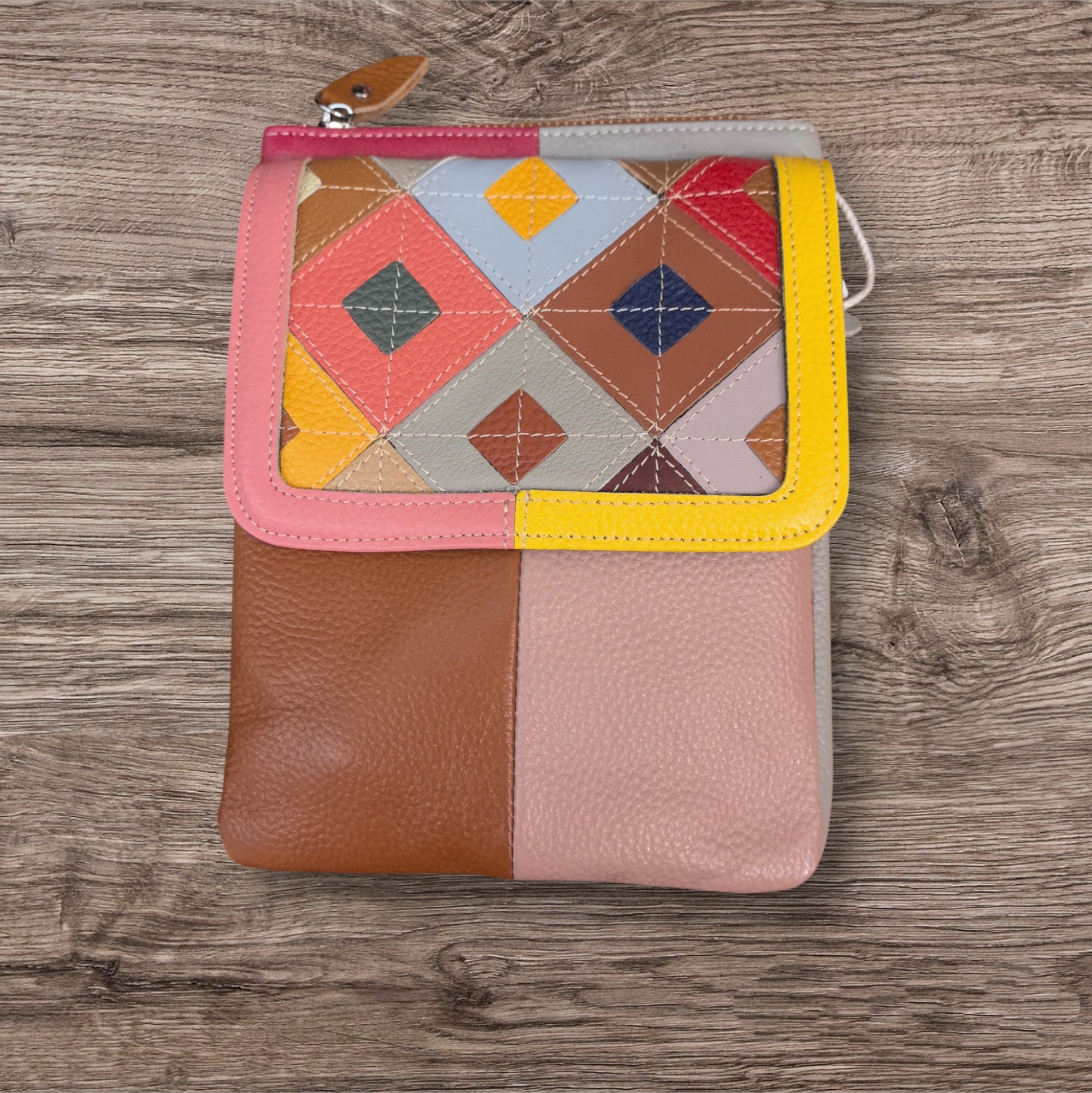 Sacoche multicouleur en Cuir véritable Pour Femme (X6)