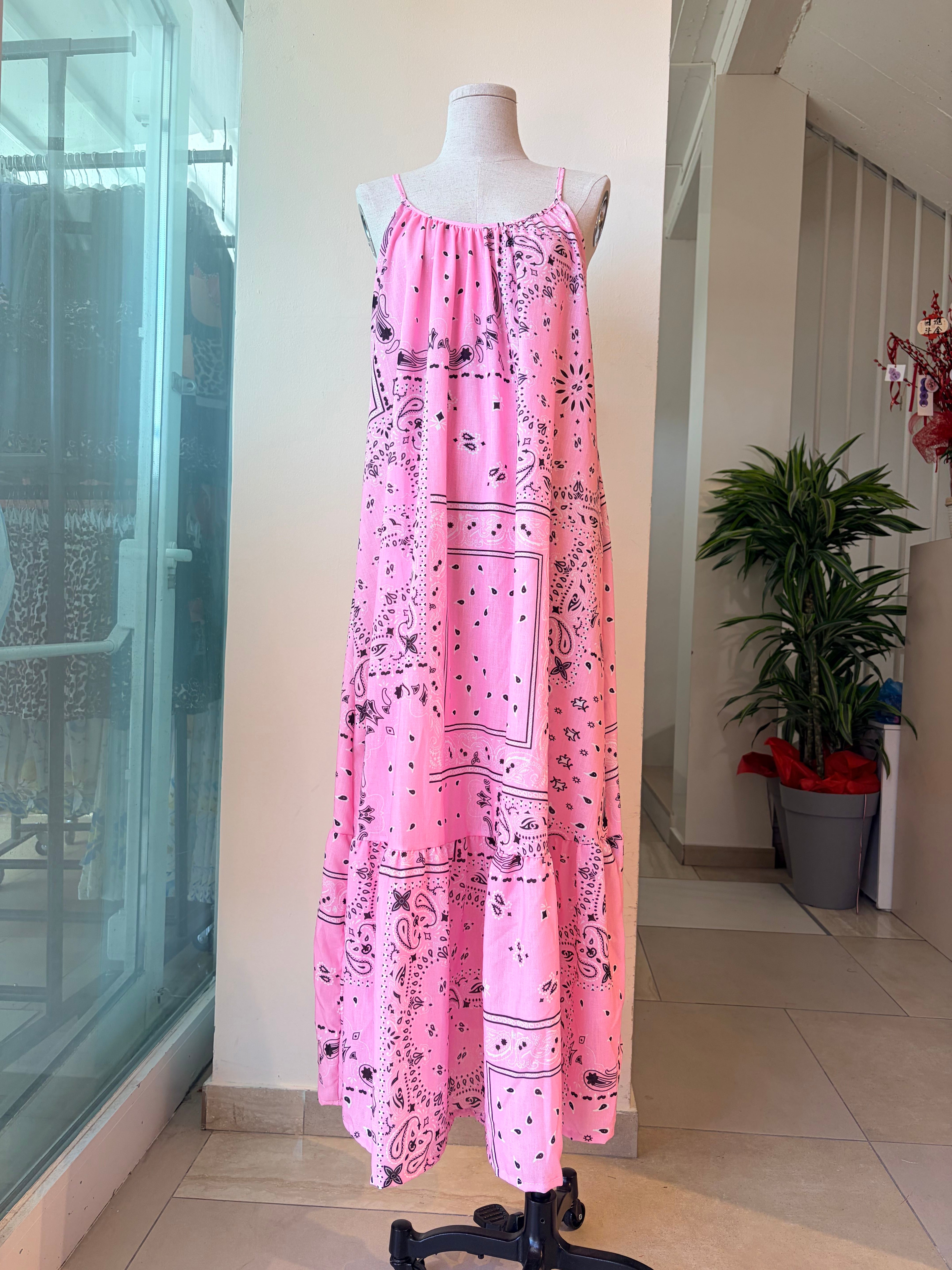 Robe Longue À Bretelles (x6)