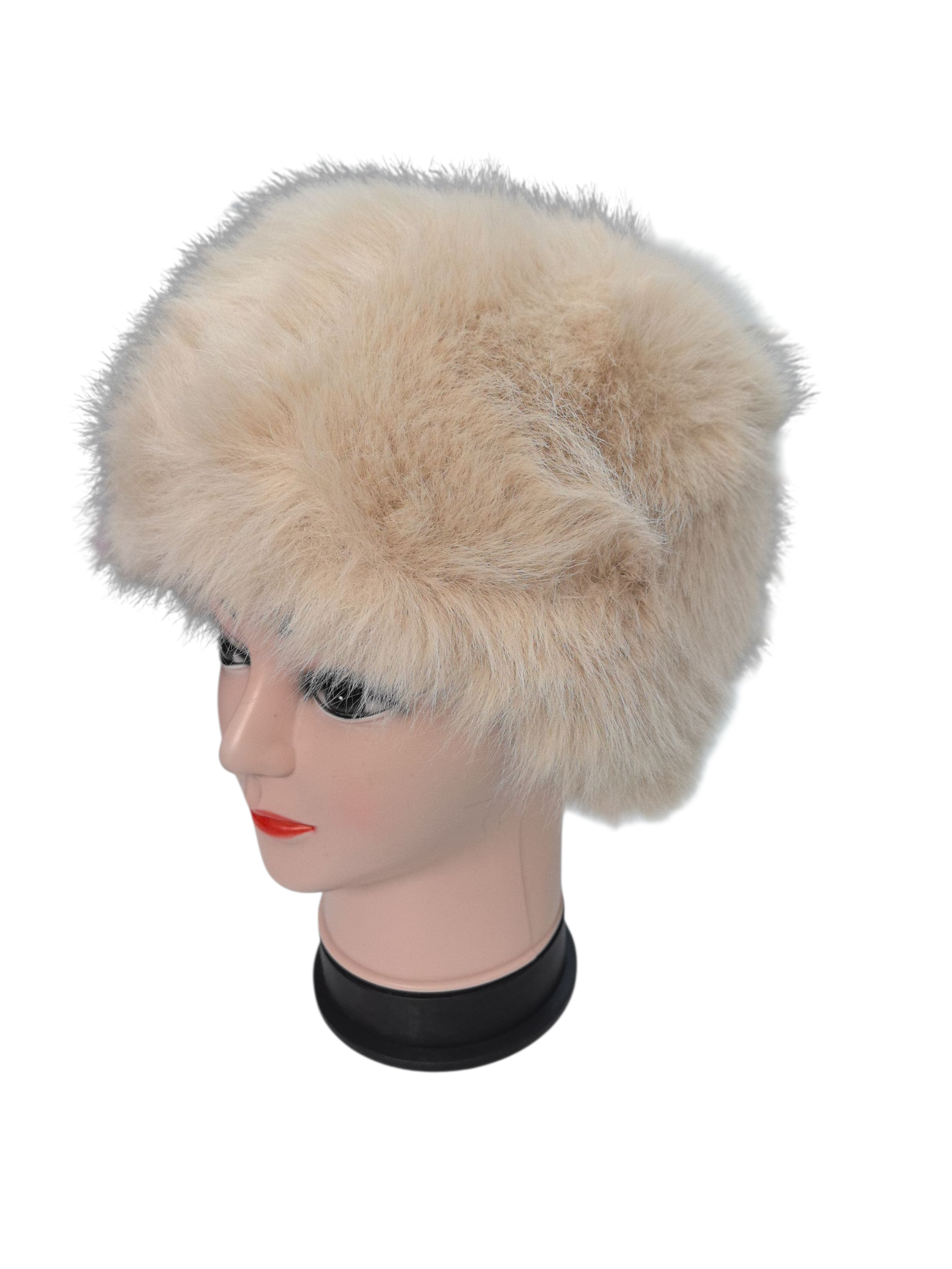 Chapeau bob en fausse fourrure doux (x12)#4