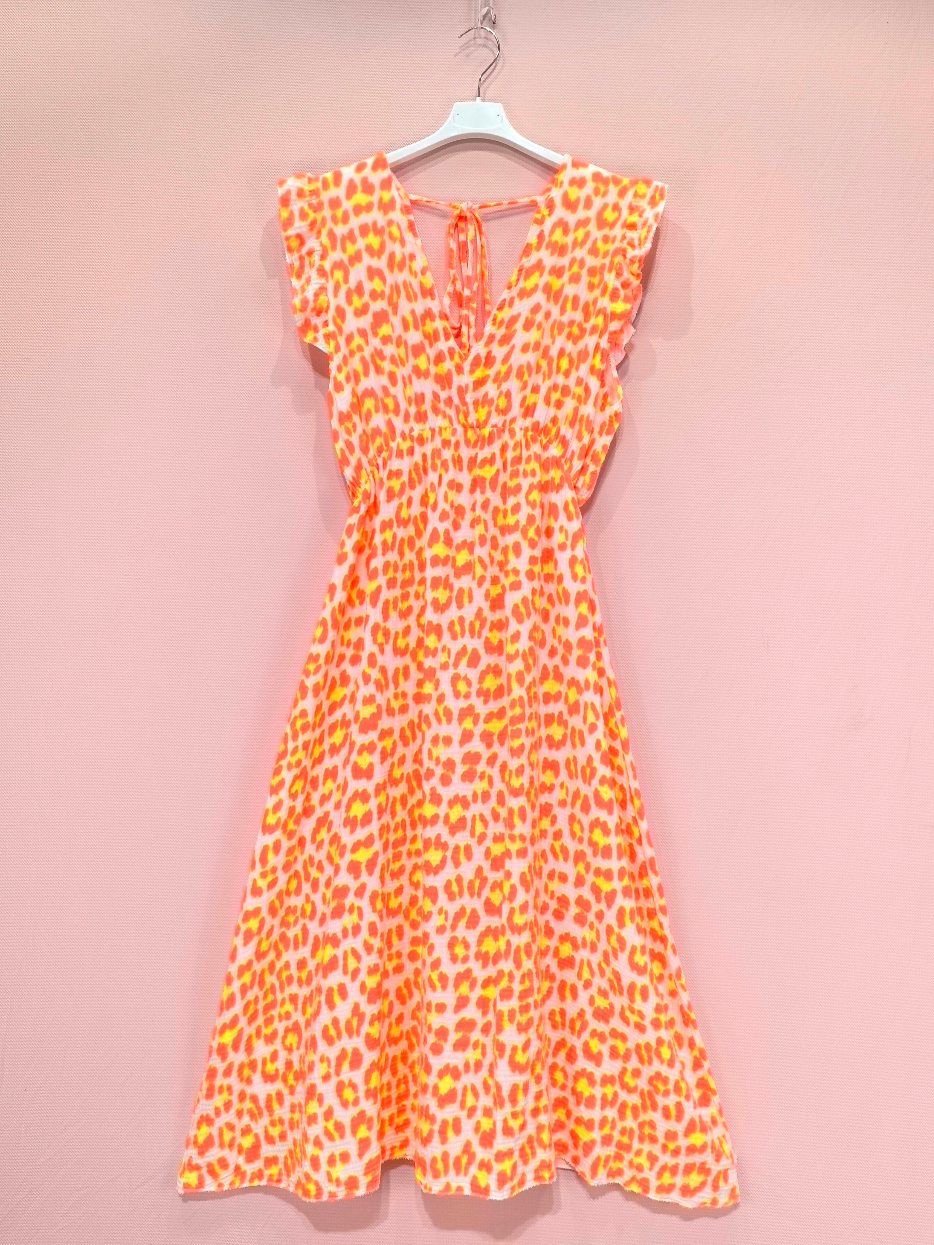 Robe Longue Imprimée En Gaze Du Coton (×6)