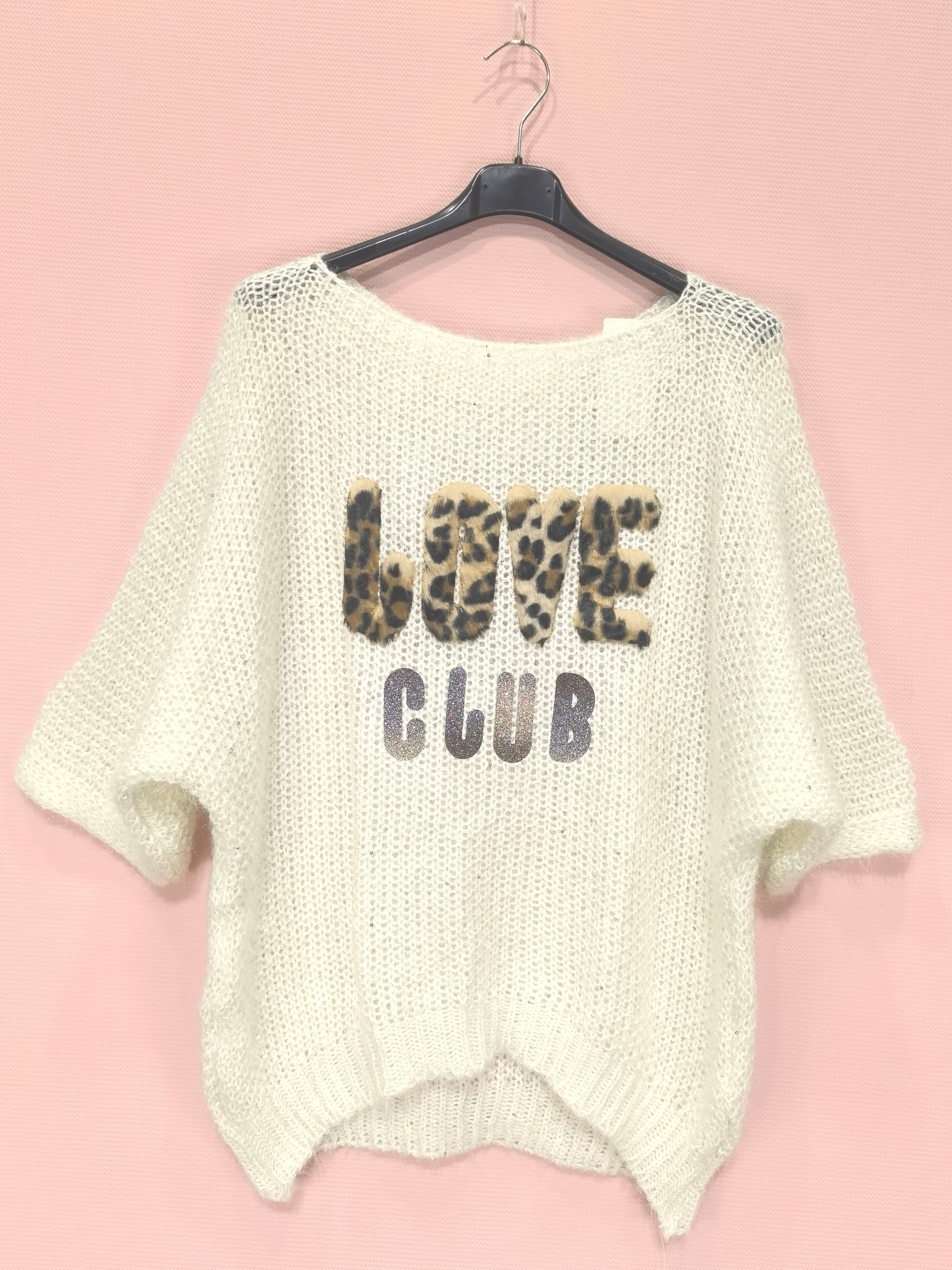 Pull Over Size Love Club (x6)