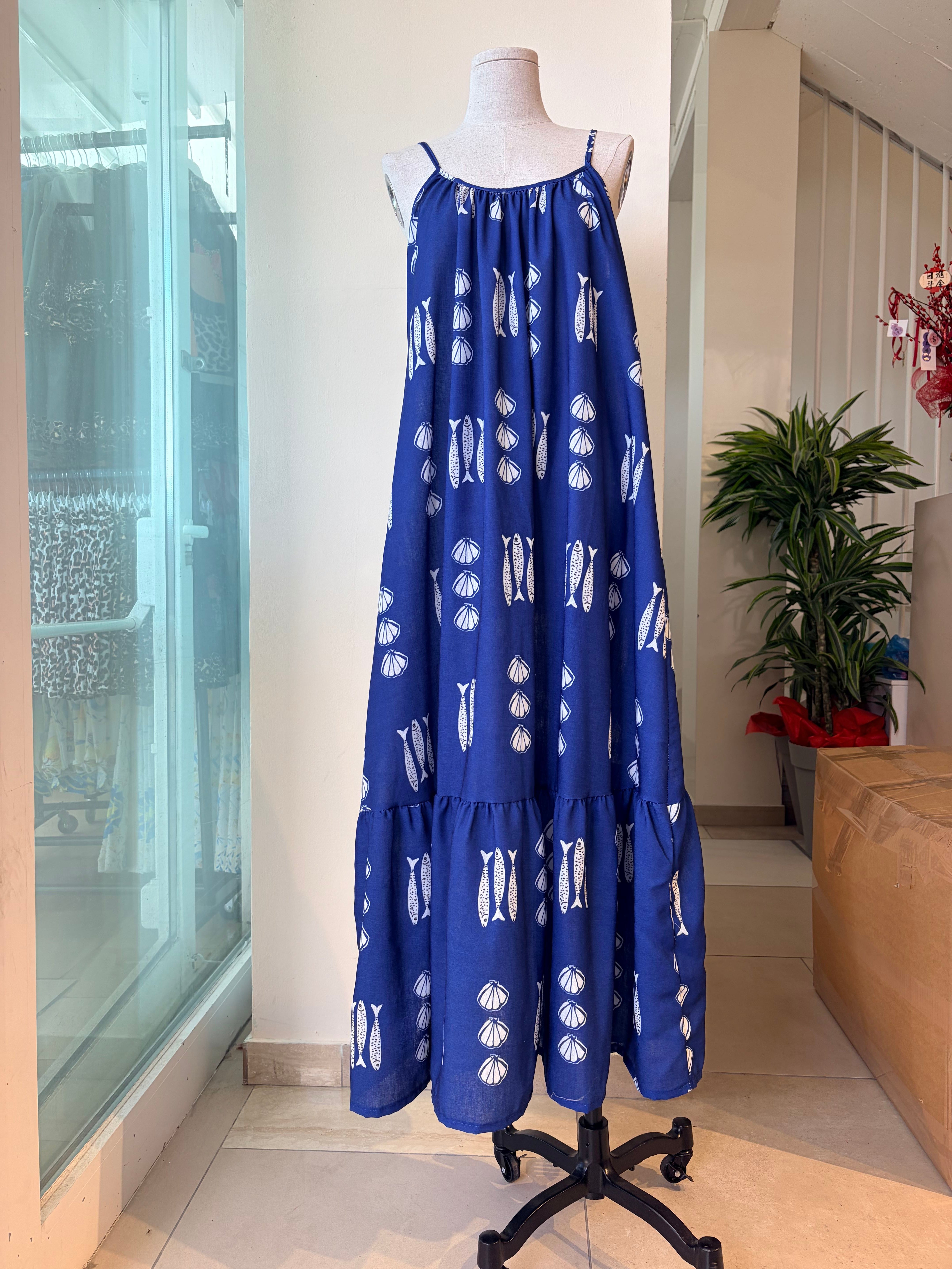 Robe Longue À Bretelles (x6)