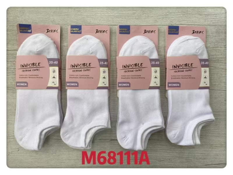 FEMME Chaussettes socquettes coton (x24)#M68111