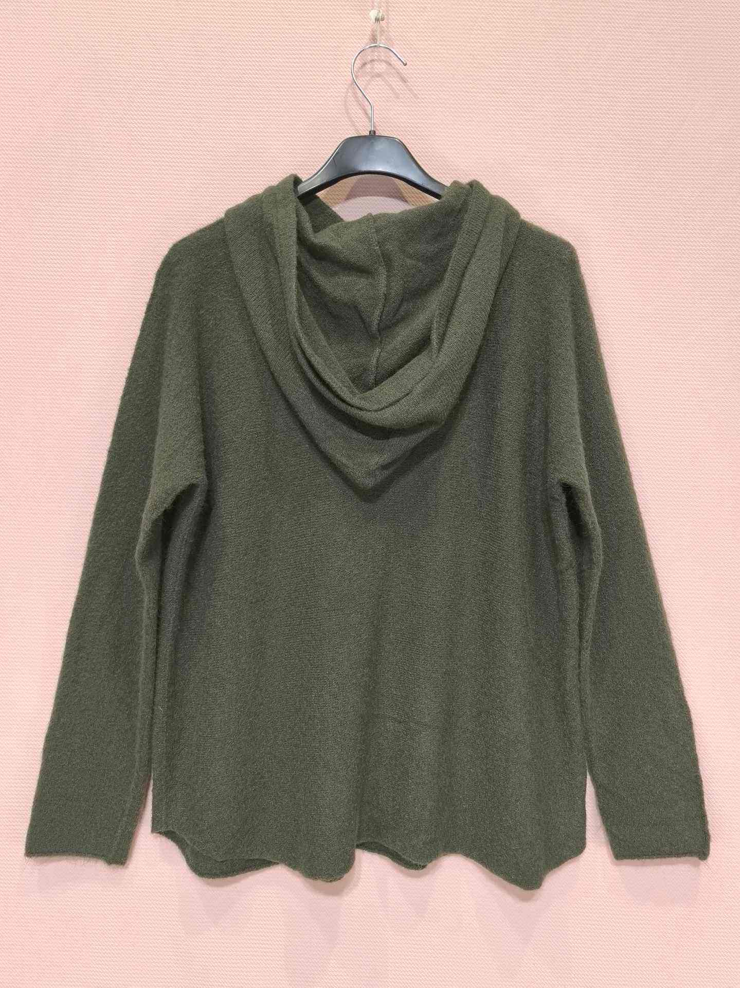 Pull En Maille Doux Avec Capuche (x8)