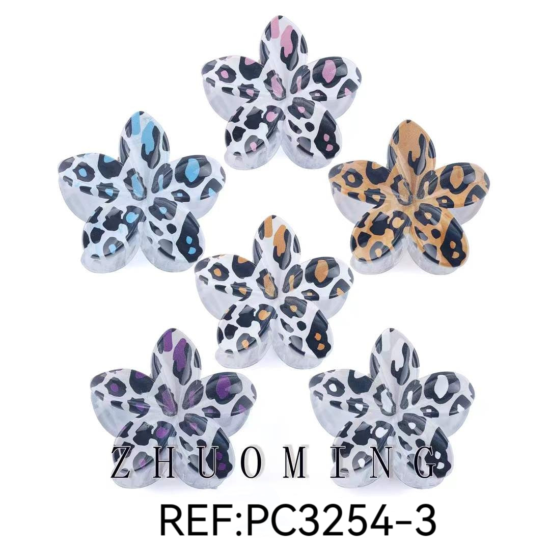 pinces cheveux Imprimé léopard (x12)#3