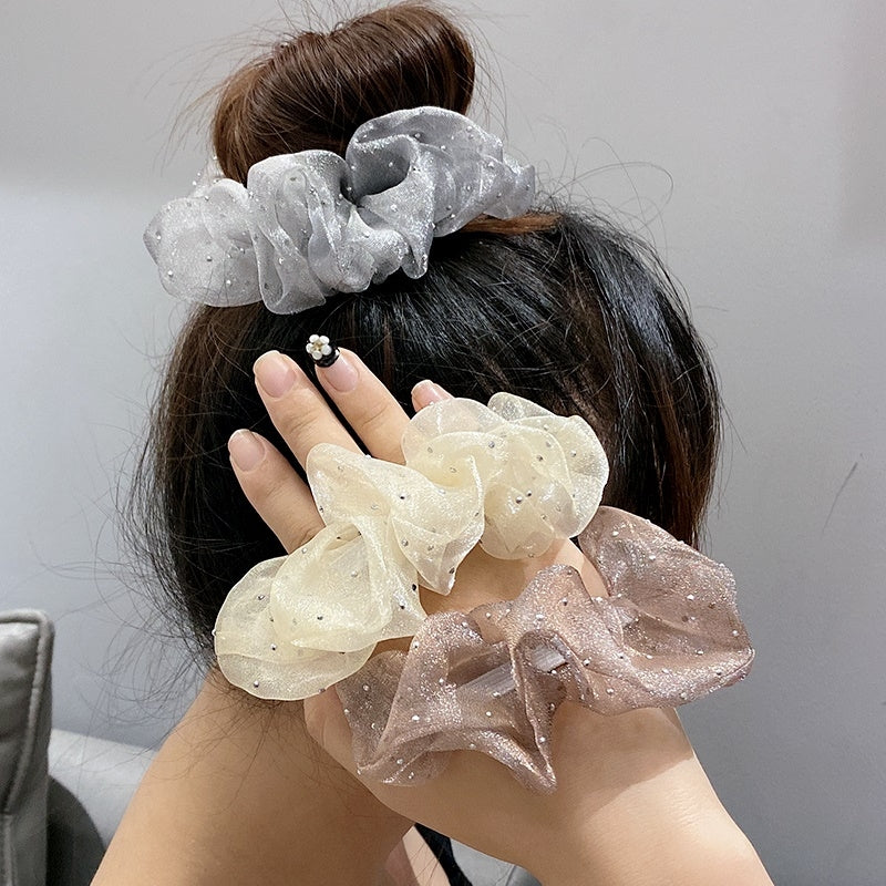 Chouchou  Scrunchie élastique froufrou   (x12)#5