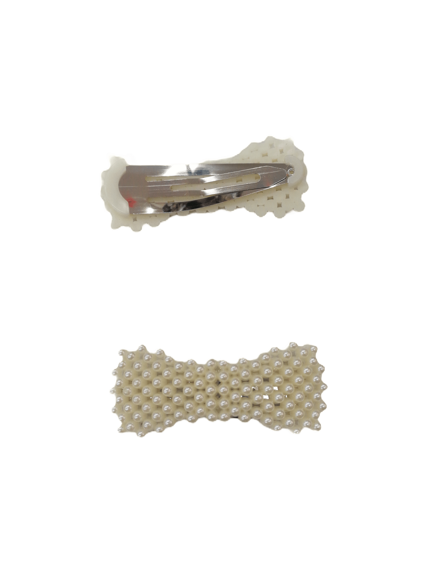 LOT DE 12 - Barrettes Pinces noeud coin arrrondi 0,60€/unité | Grossiste-pro