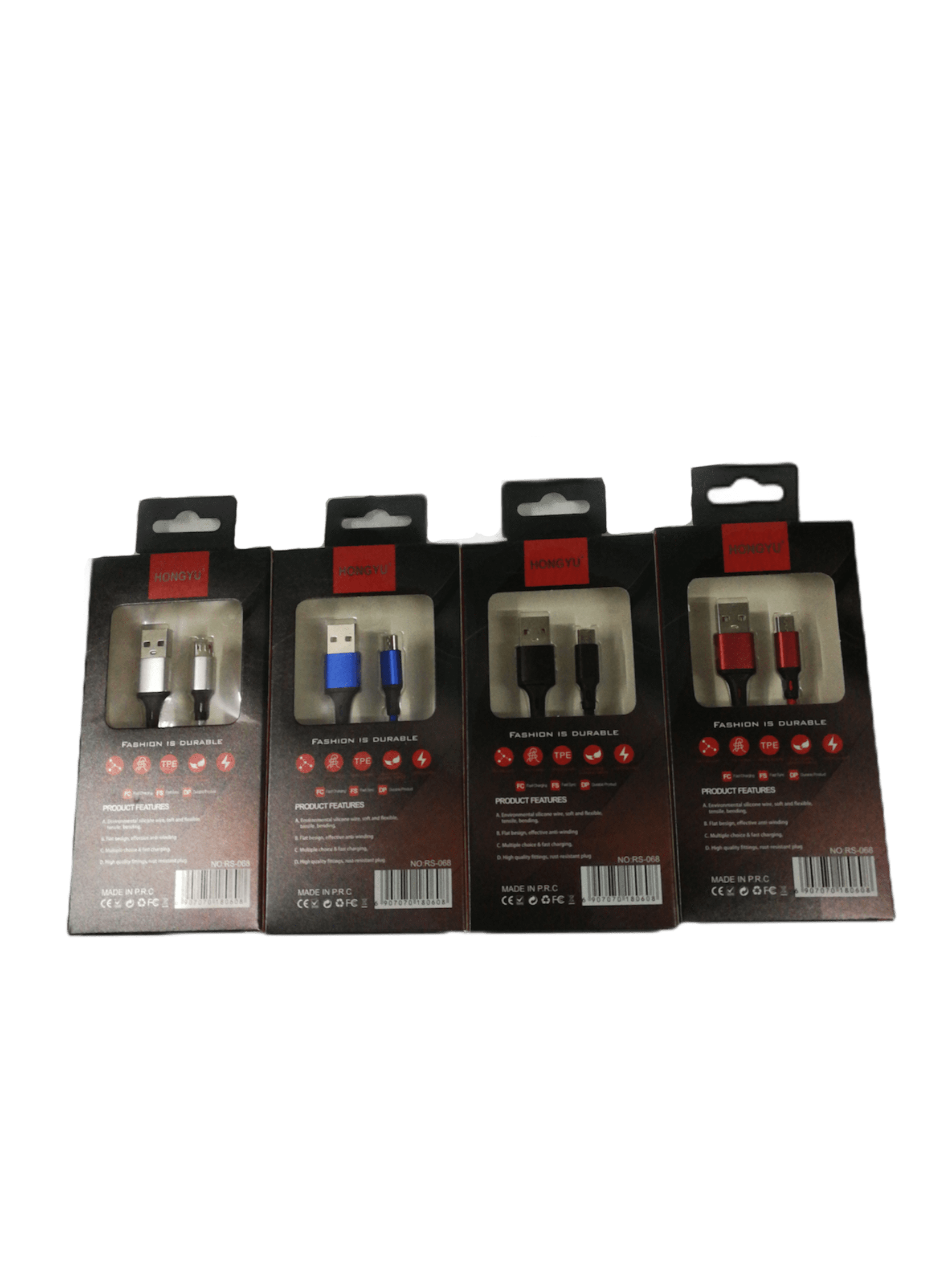LOT DE 12 - USB MICRO câble nylon 1,80€/unité | Grossiste-pro