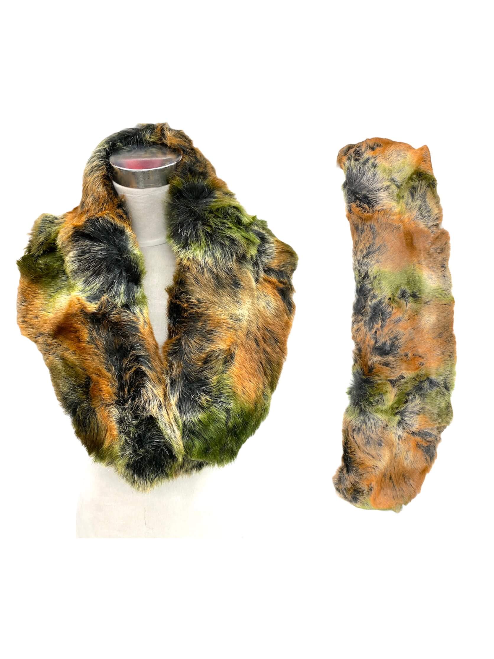 Col fausse fourrure couleur (x6)