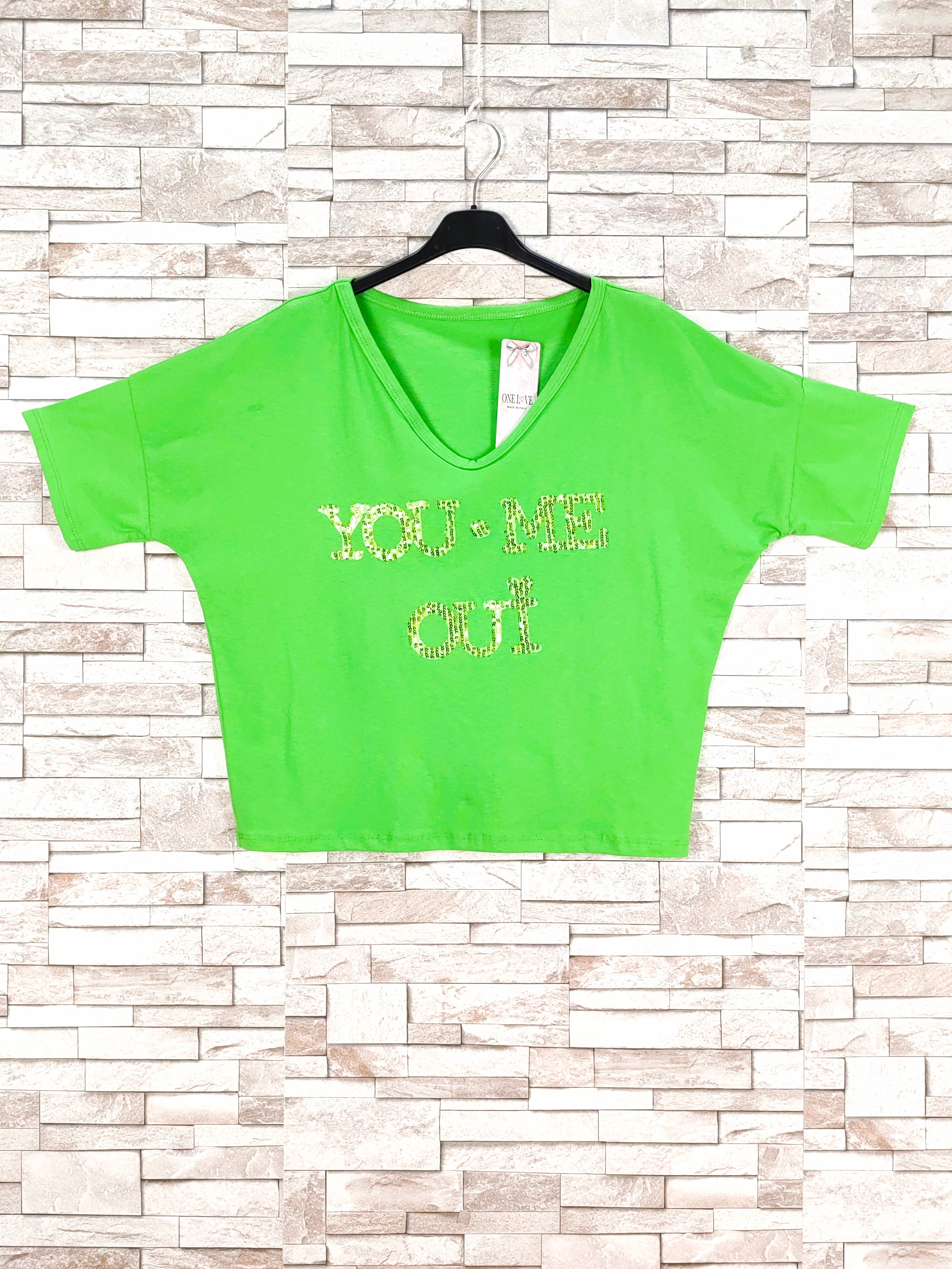 T-shirt crop top You - Me (x9)