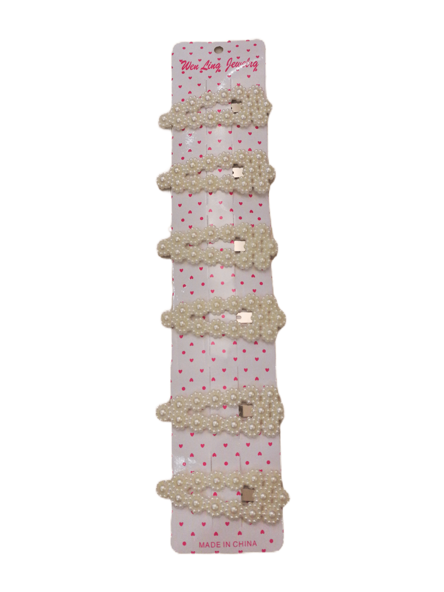 LOT DE 12 - Barrettes Pinces perles à clip triangle arrondi 0,60€/unité | Grossiste-pro