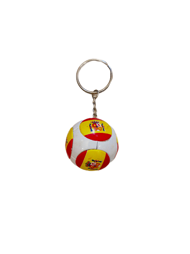Porte-clé foot drapeau Espagne (x12)