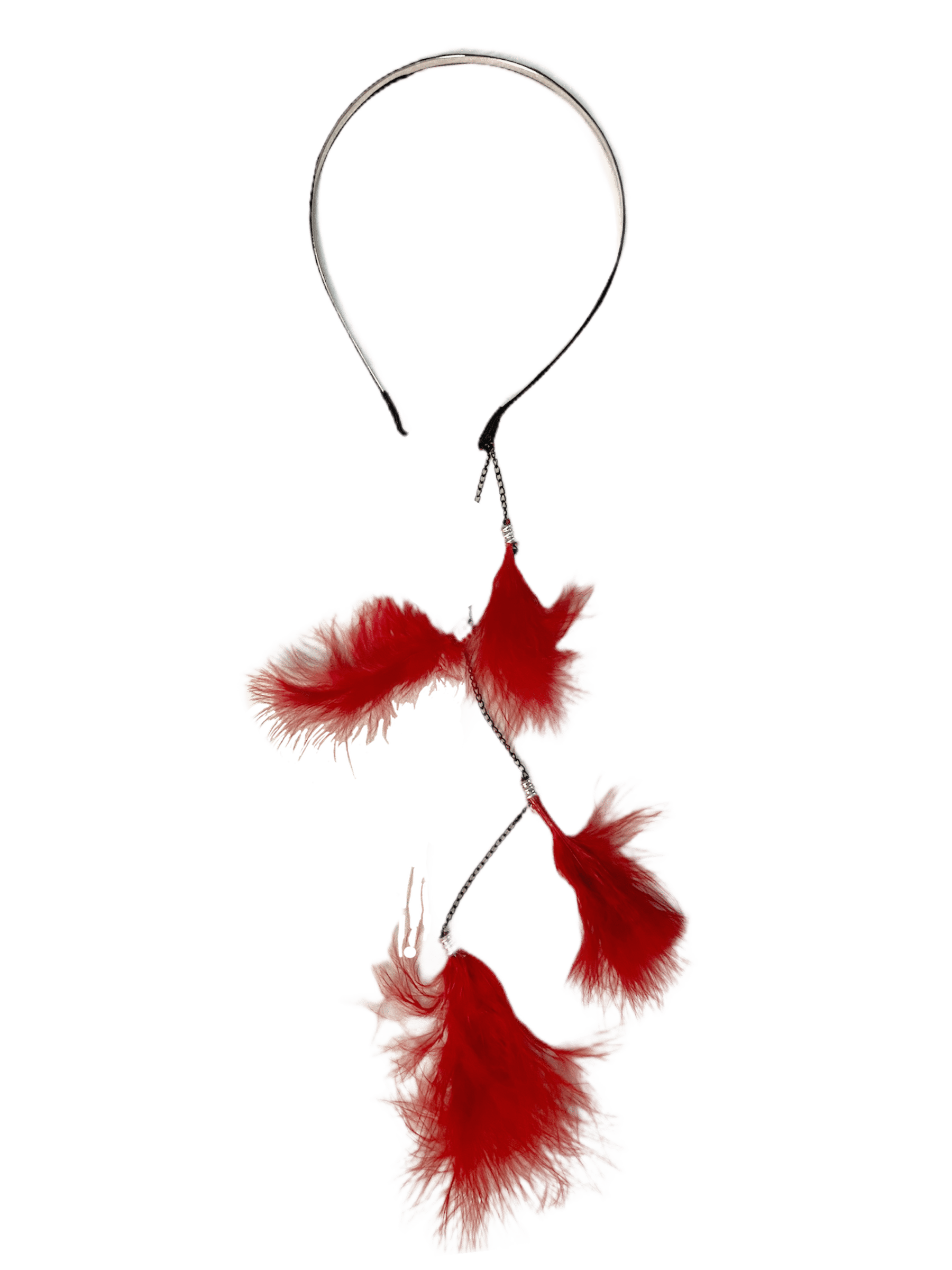 LOT DE 12 - Serre-tête avec plumes couleur 1,00€/unité | Grossiste-pro