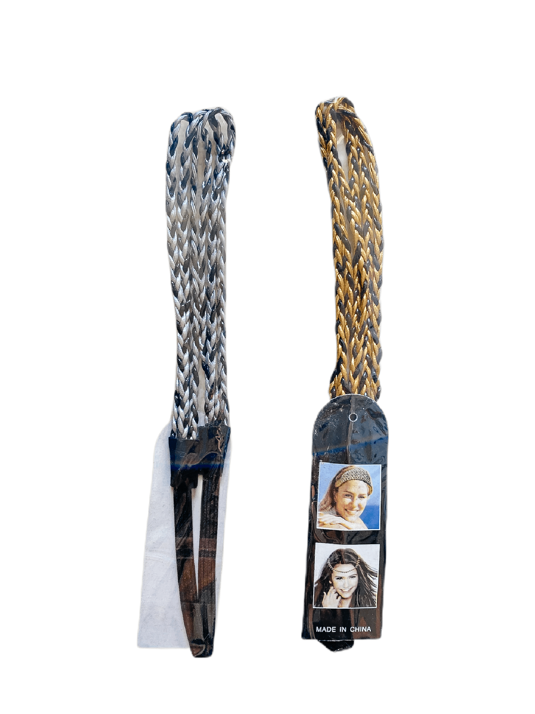 LOT DE 12 - Bandeaux tressés bicolore 0,50€/unité | Grossiste-pro