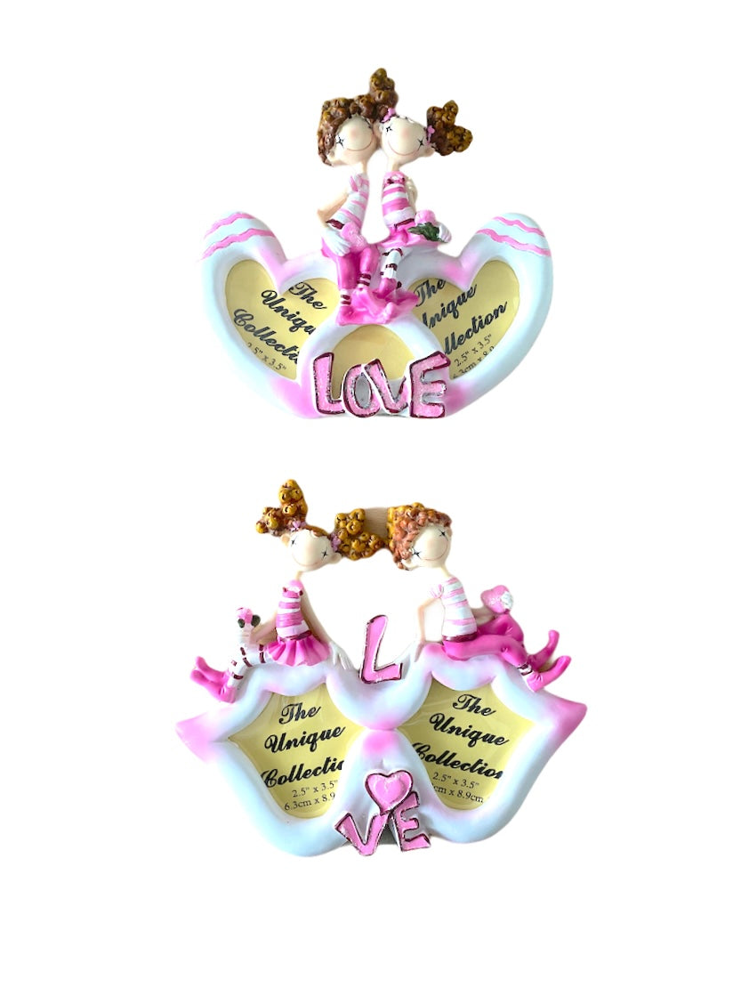 Décoration cadre photo petite fille (x12)