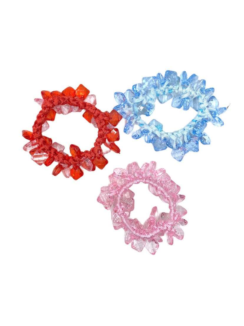 Chouchou élastique cube     (x12)