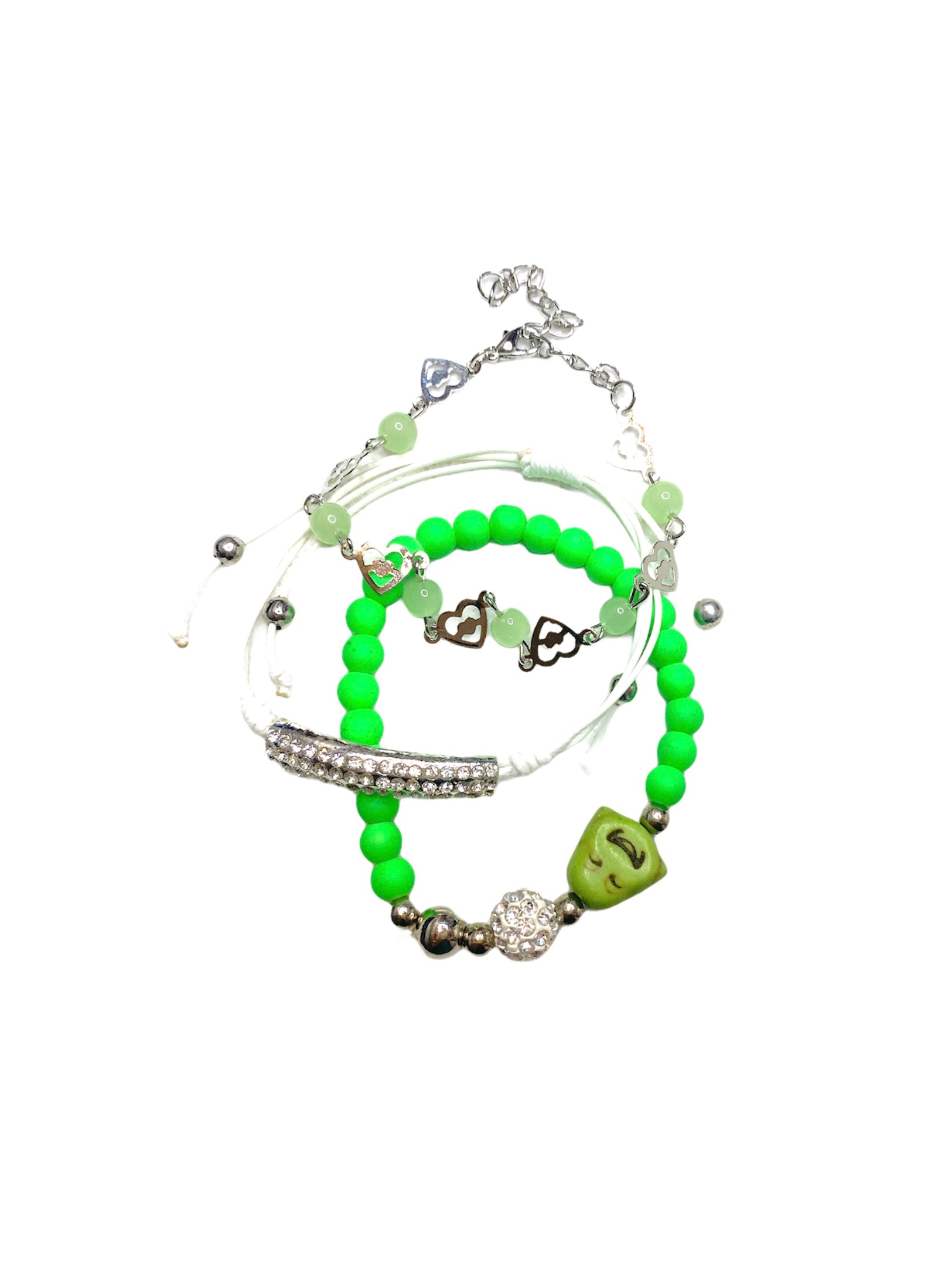 Lot de 3 Bracelets cordon fantaisie #CZBR2
