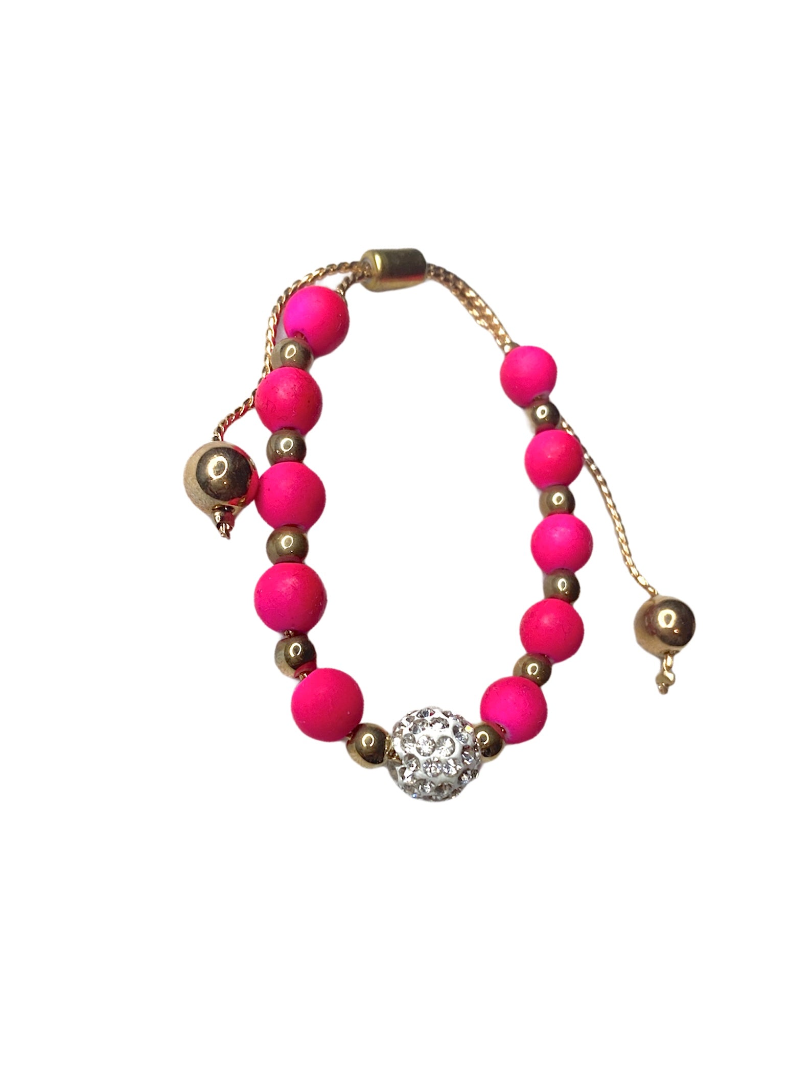 Bracelet fantaisie multi-boule couleurs mélangées (x12)