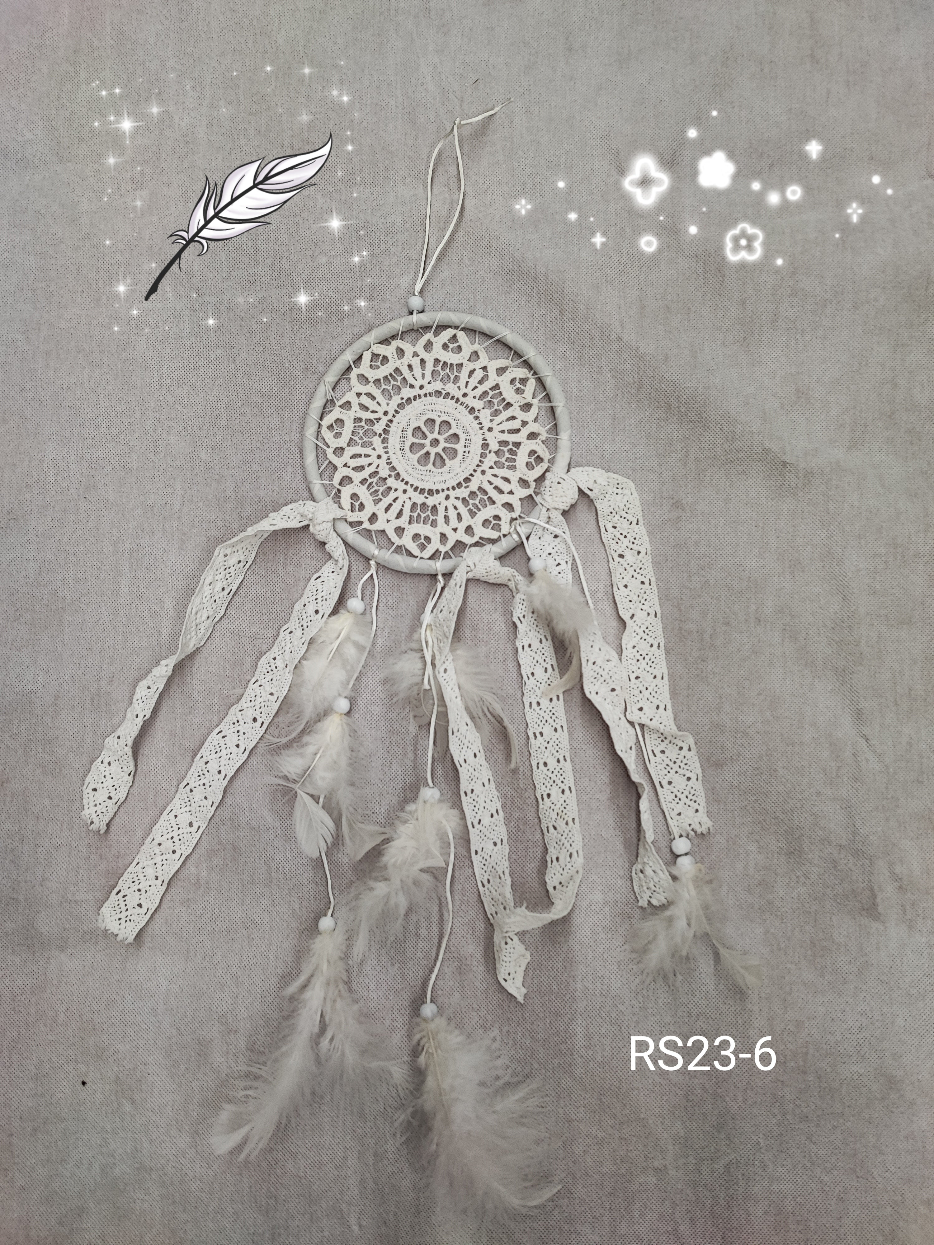 Déco Attrape-rêve bohème (x3)