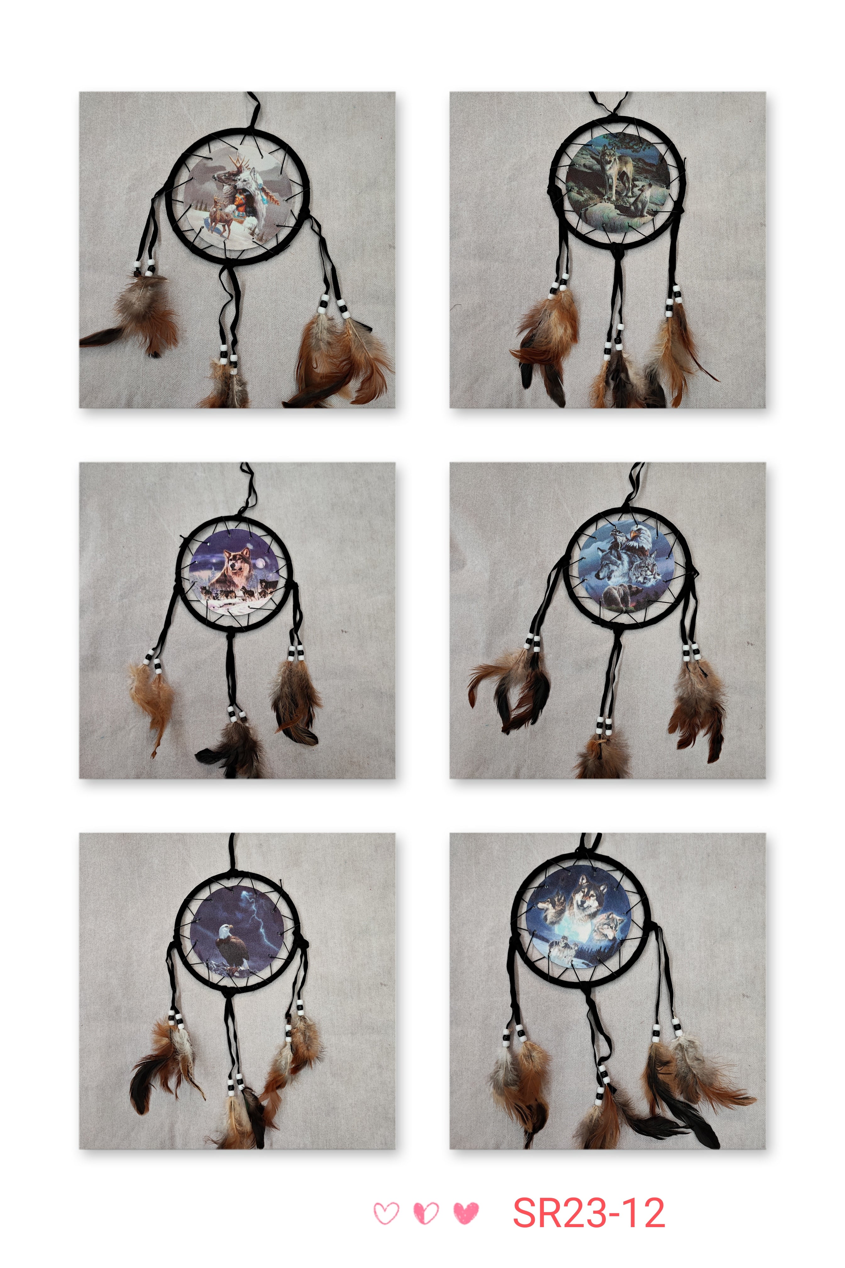 Déco Attrape-rêve nuit voilée (x12)