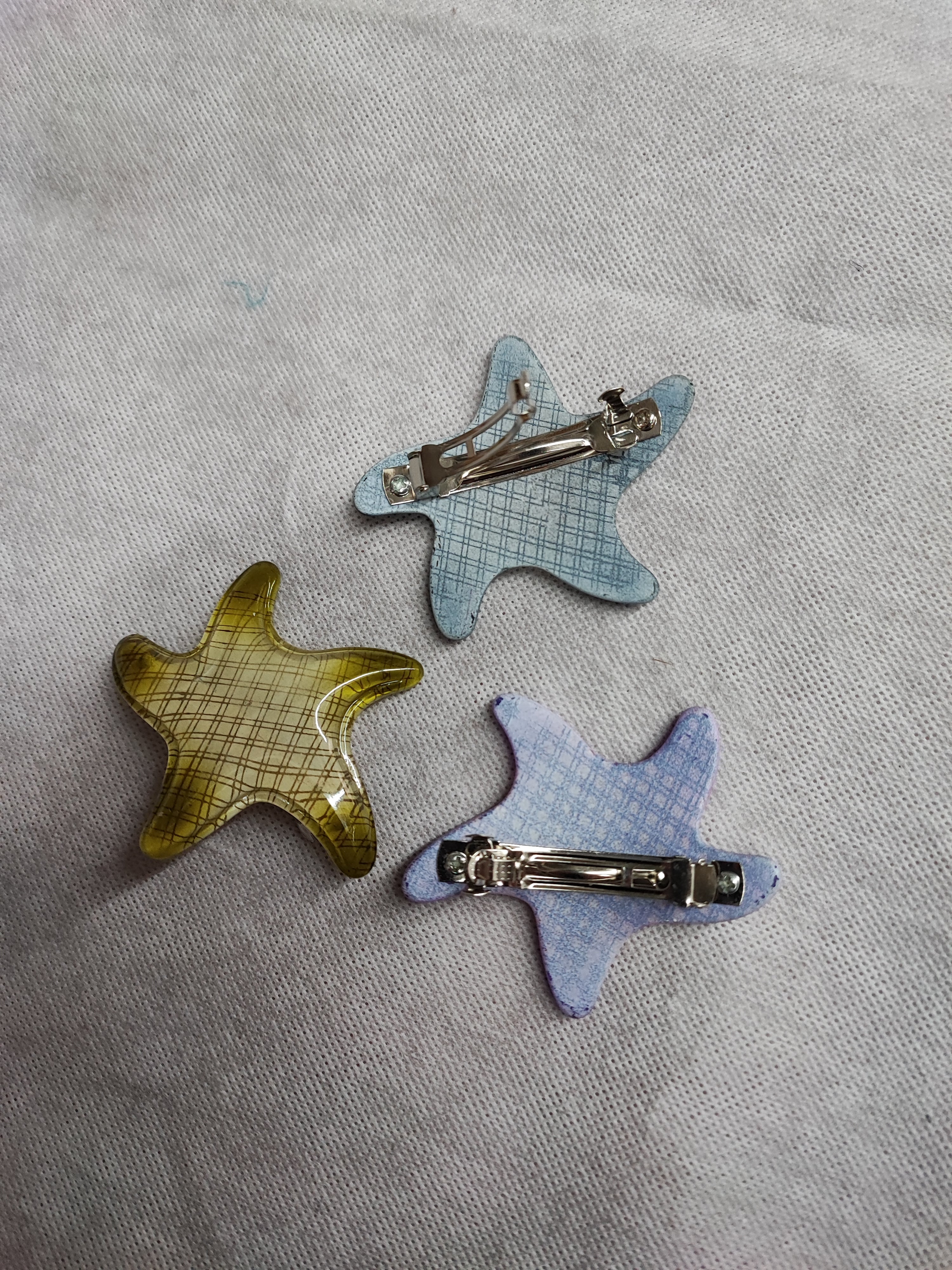 Barrette pince cheveux clip (2x12)