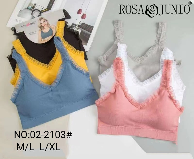 Solid color bralette BM22 (x12)